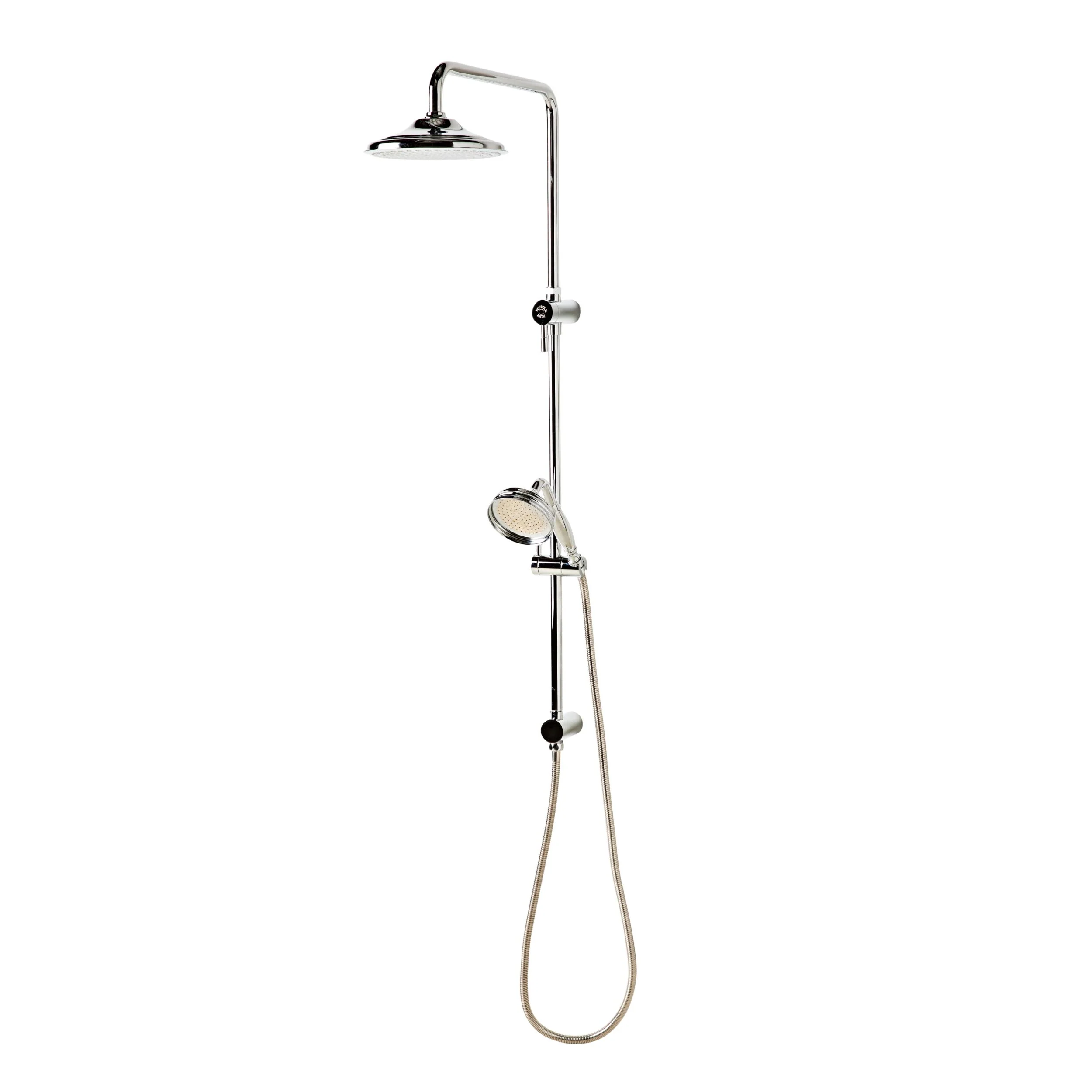 Malvern Shower Rail Chrome - Image 2