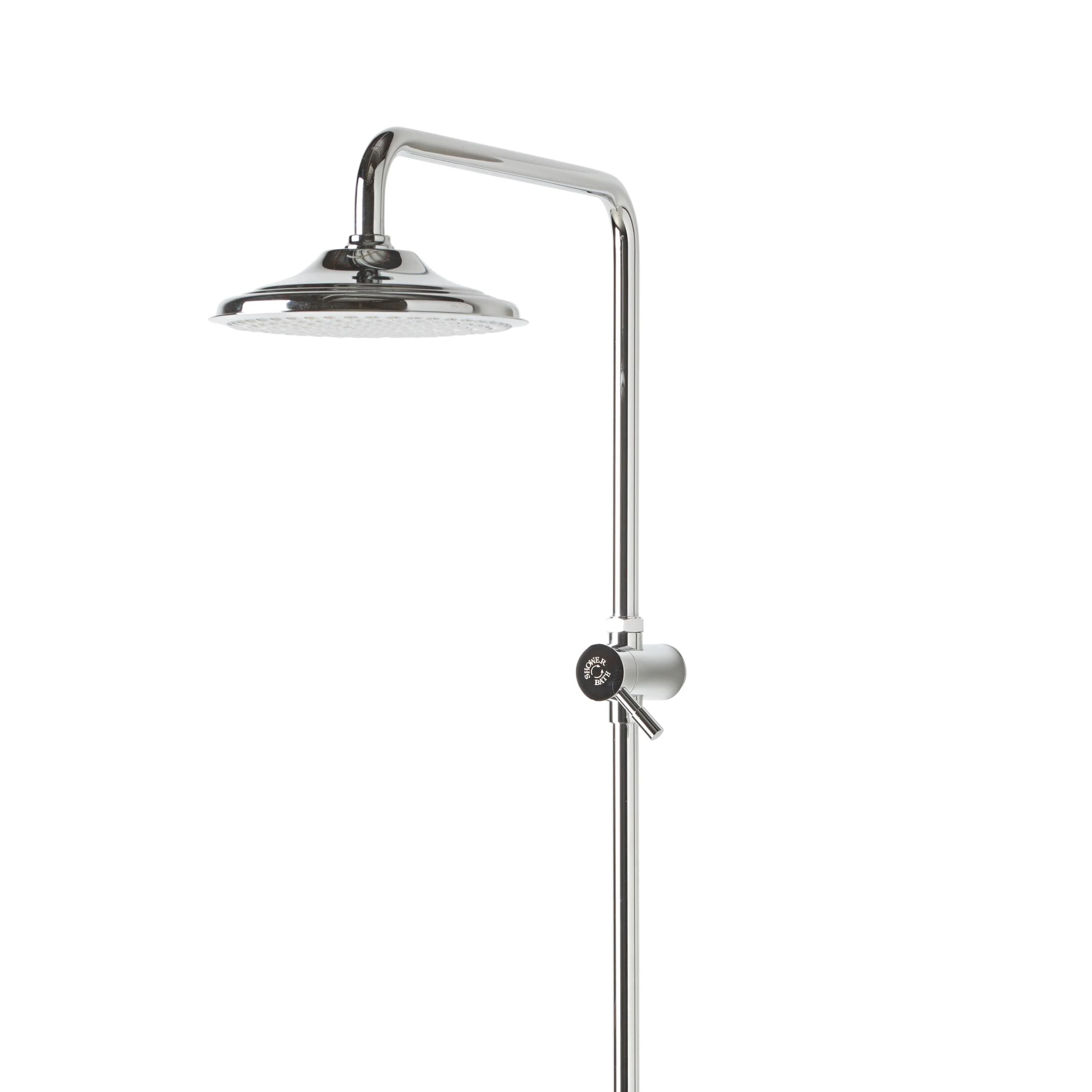 Malvern Shower Rail Chrome - Image 5