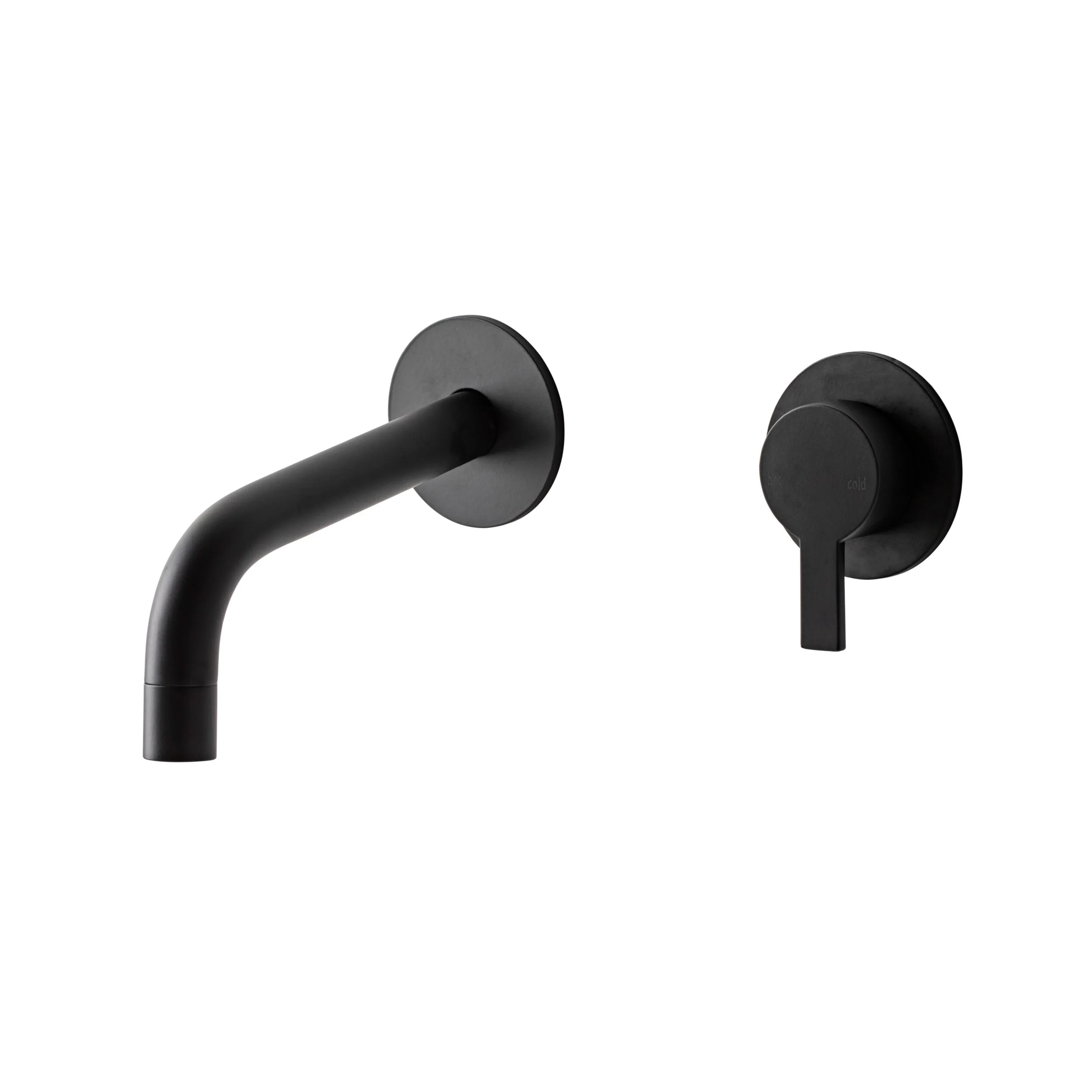 Malvern Wall Basin / Bath Mixer Set Matte Black - Image 2