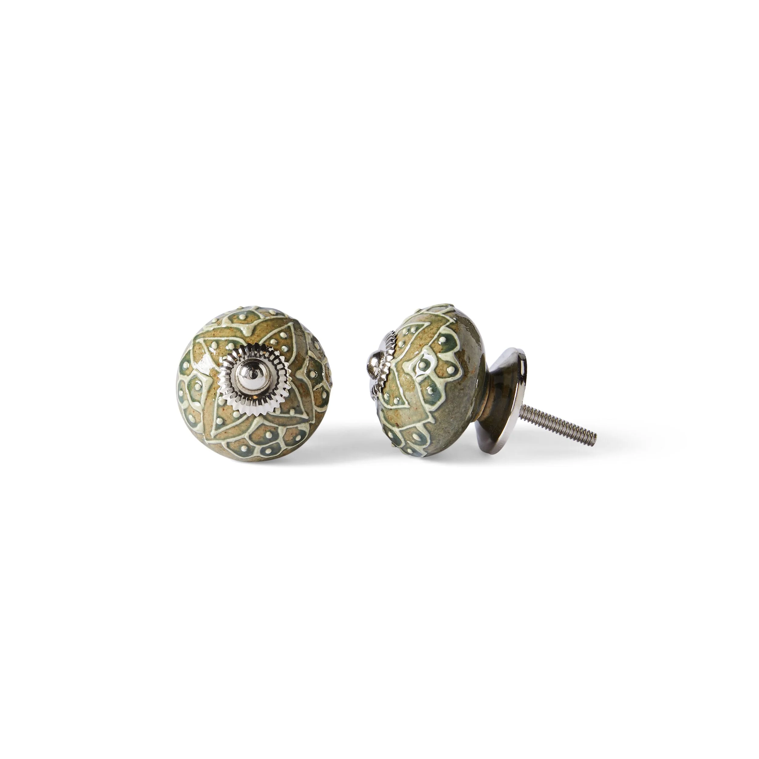 Mandela Ceramic Knob 4cm - Image 2
