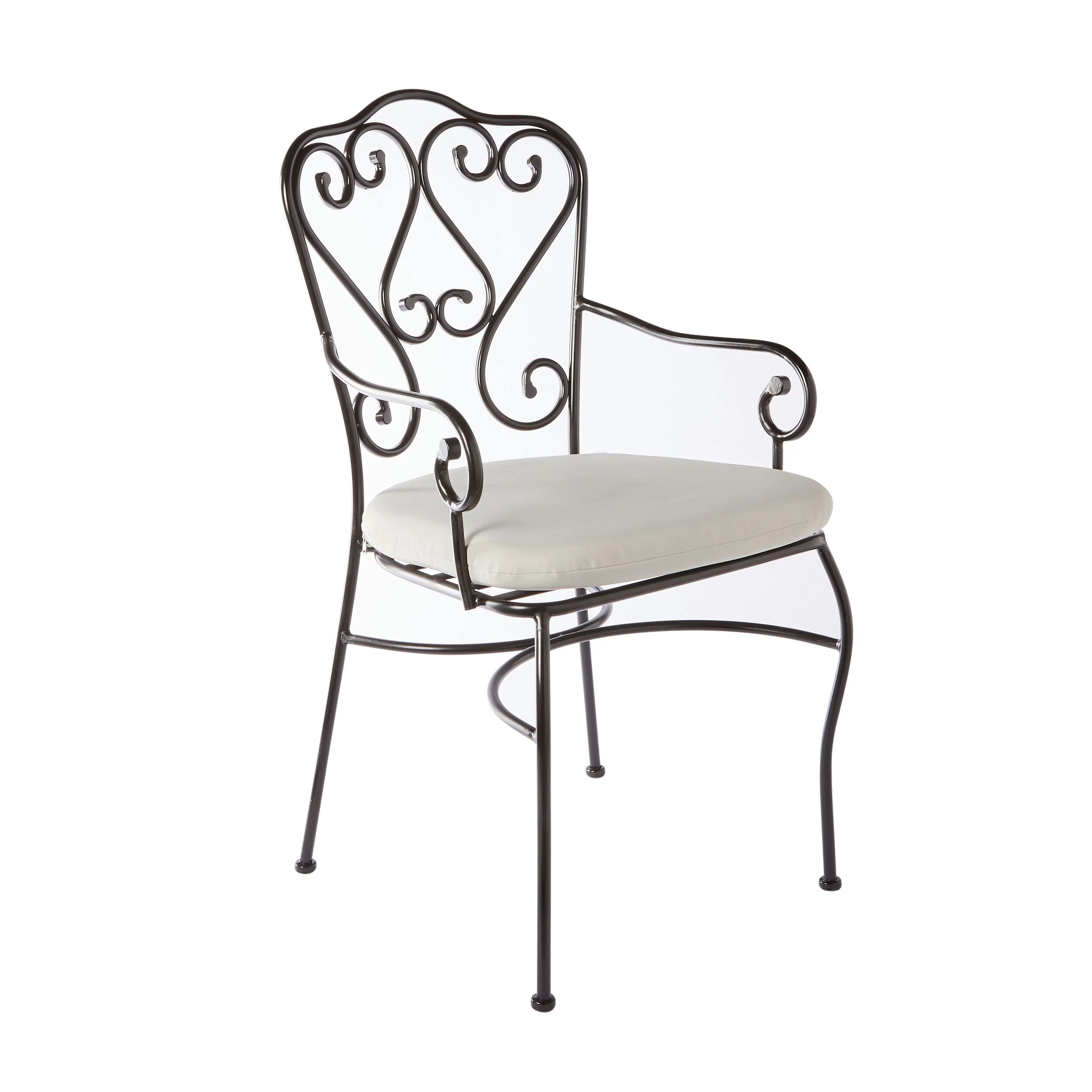 Manette Outdoor Dining Chair Black M2 - Image 3