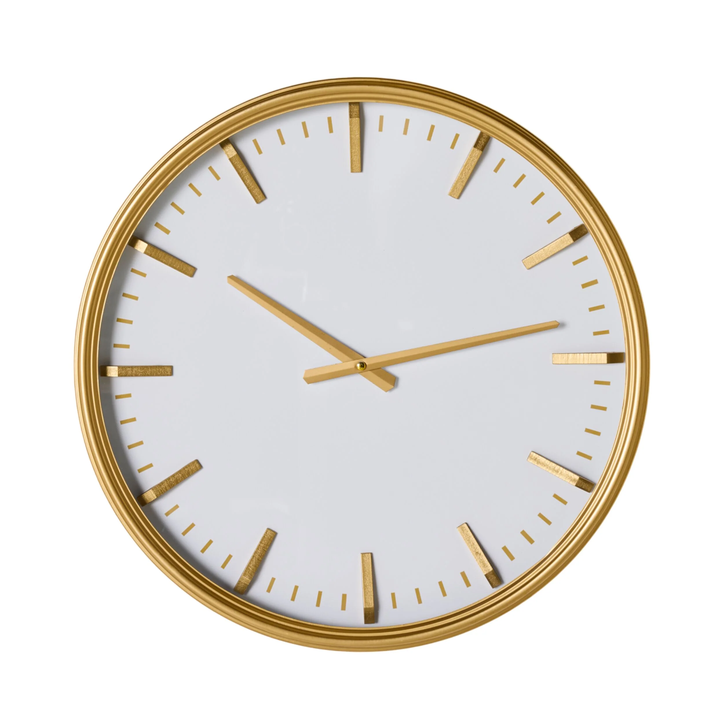 Manhattan Wall Clock Gold 48x48x7.7cm - Image 5