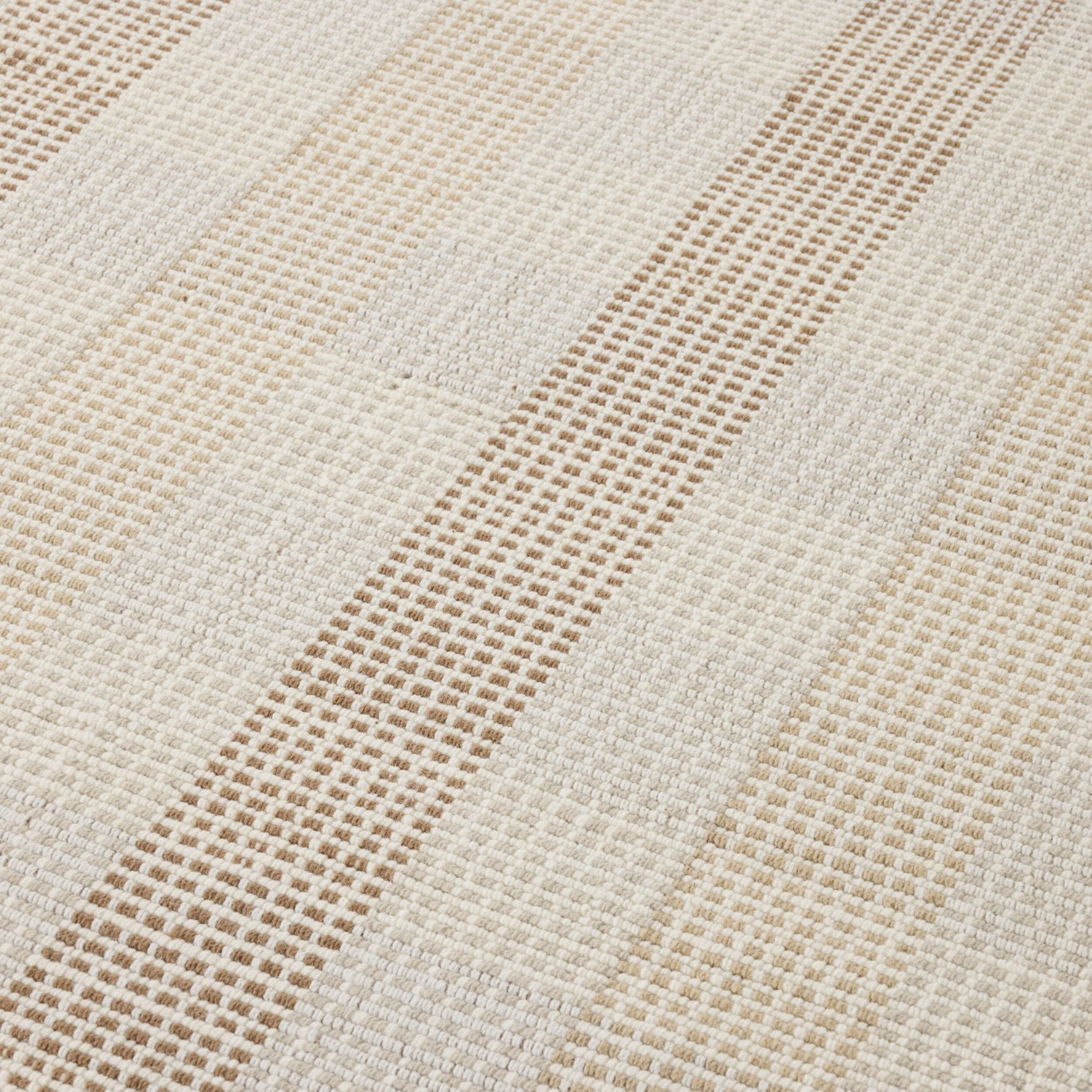 Manning Grid Handloom NZ Wool Rug 150x240cm - Image 2