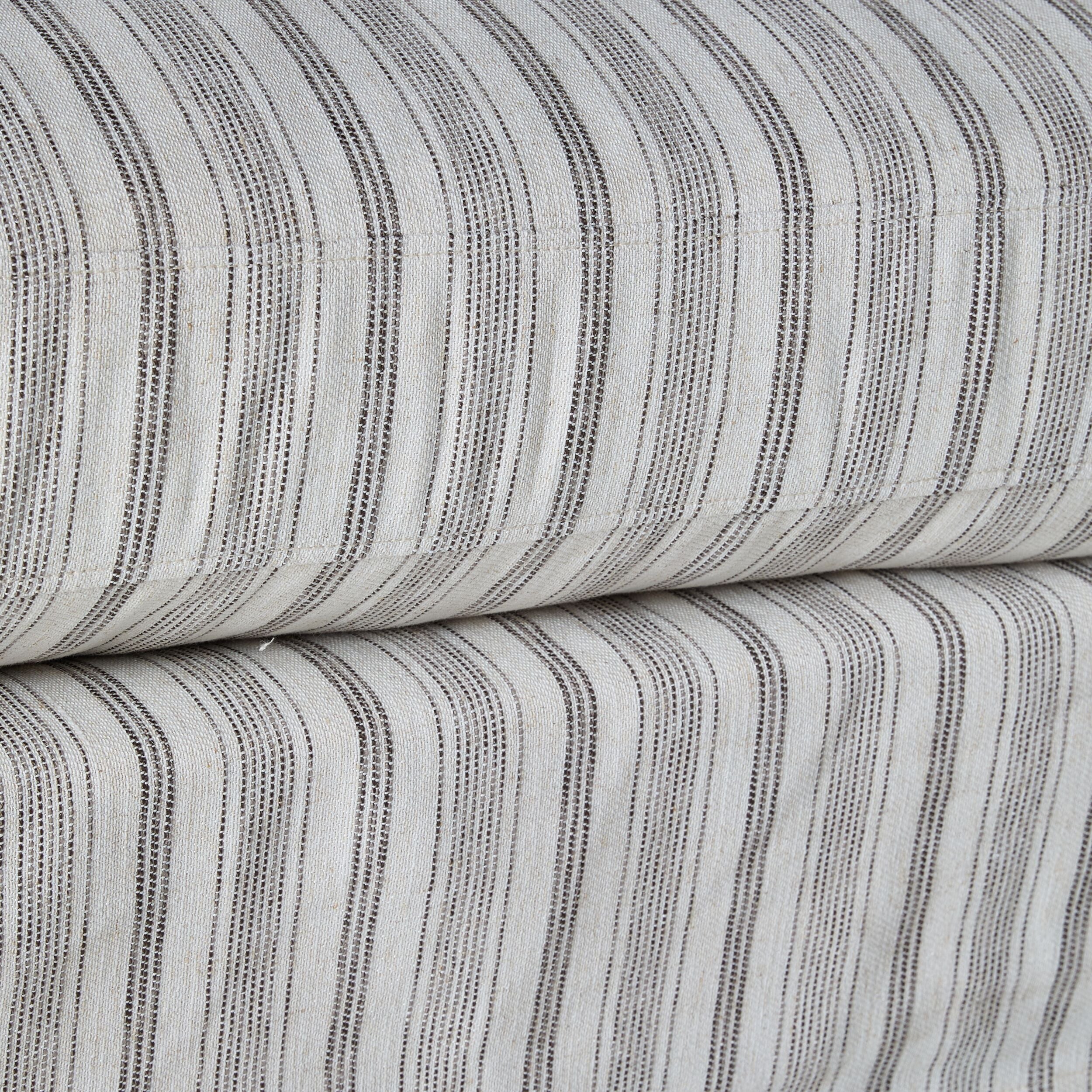 Manon 3 Seater Sofa Linen Stripe - Image 5