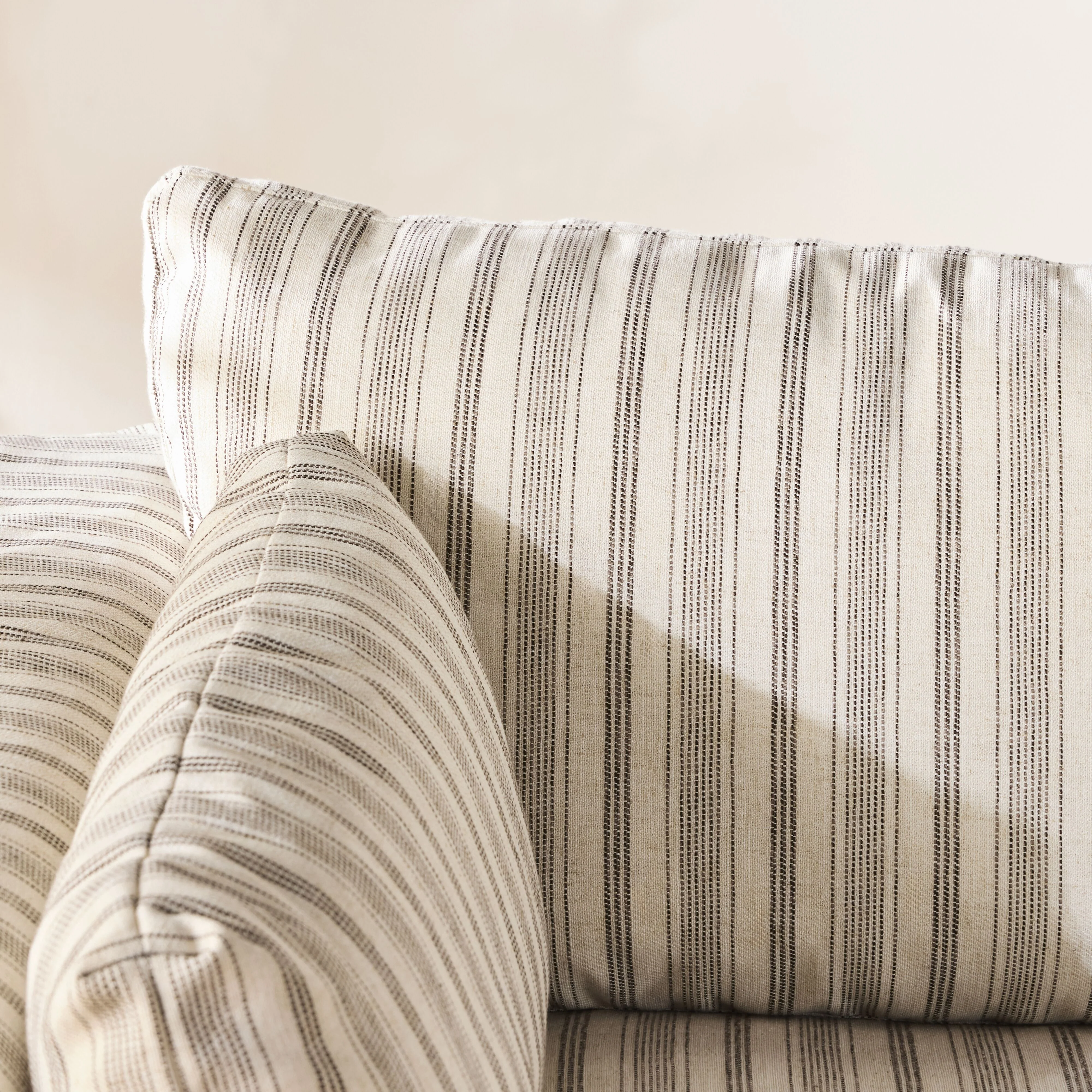 Manon 3 Seater Sofa Linen Stripe - Image 9