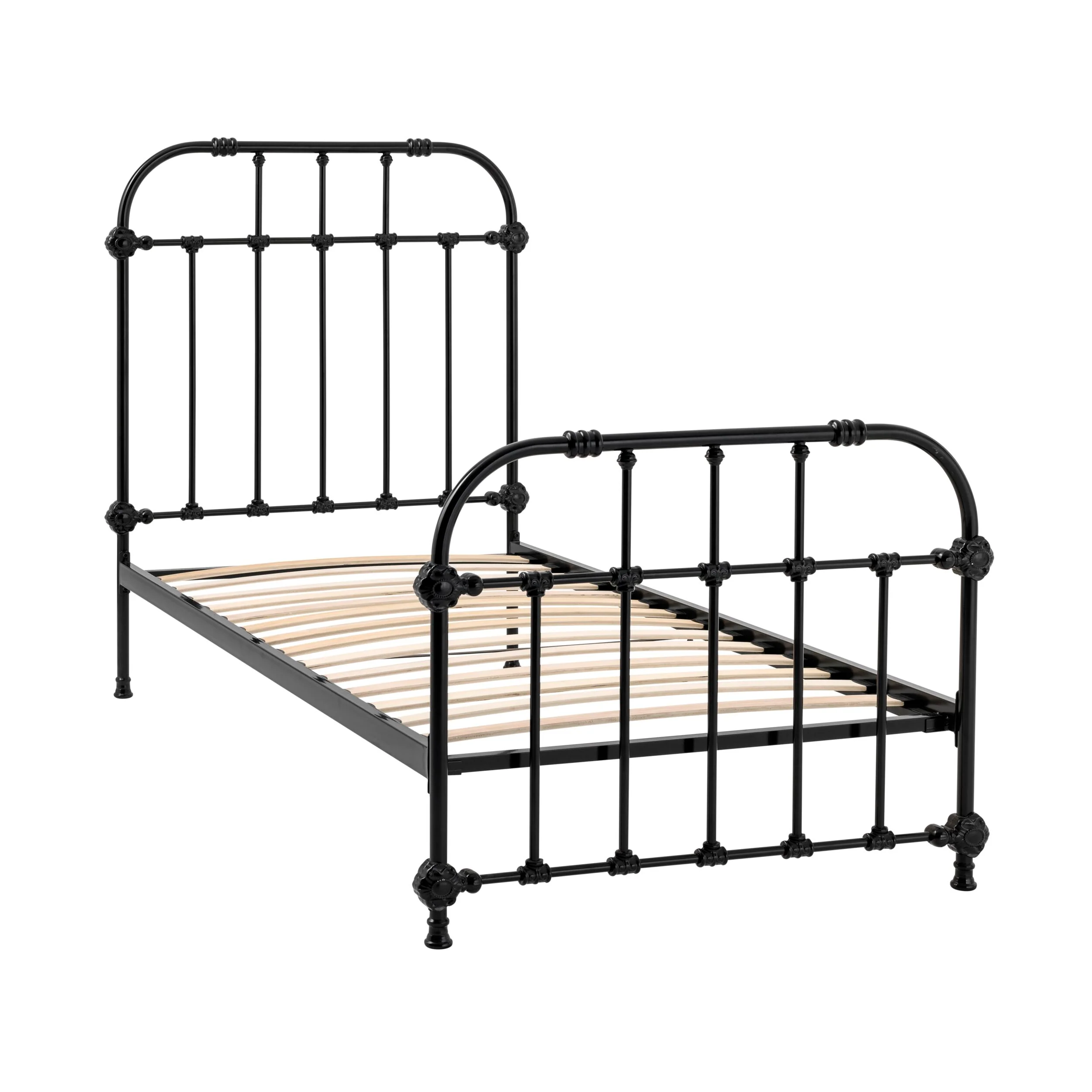 Manor Single Bed Black - Image 4
