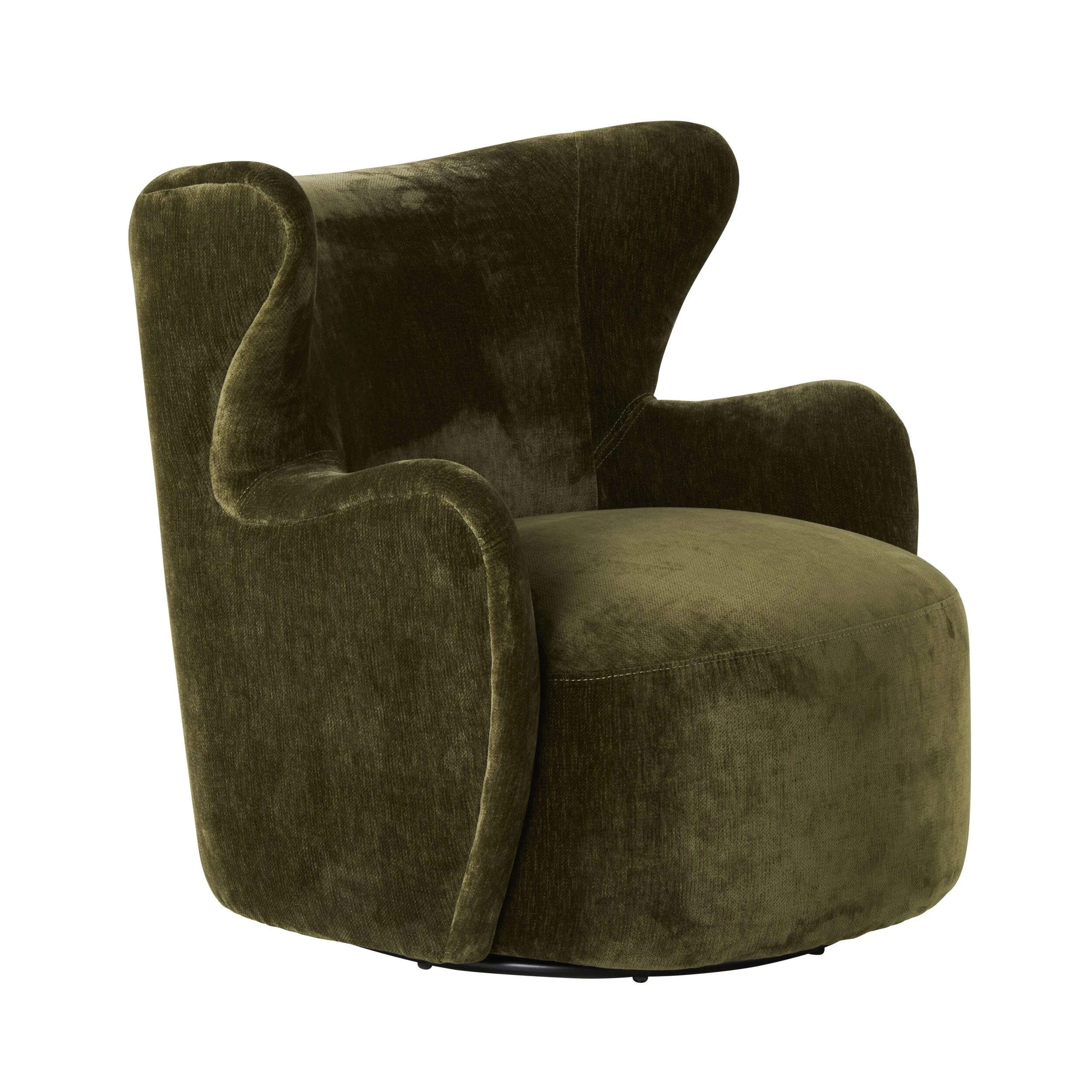 Mara Swivel Armchair Khaki Green - Image 2