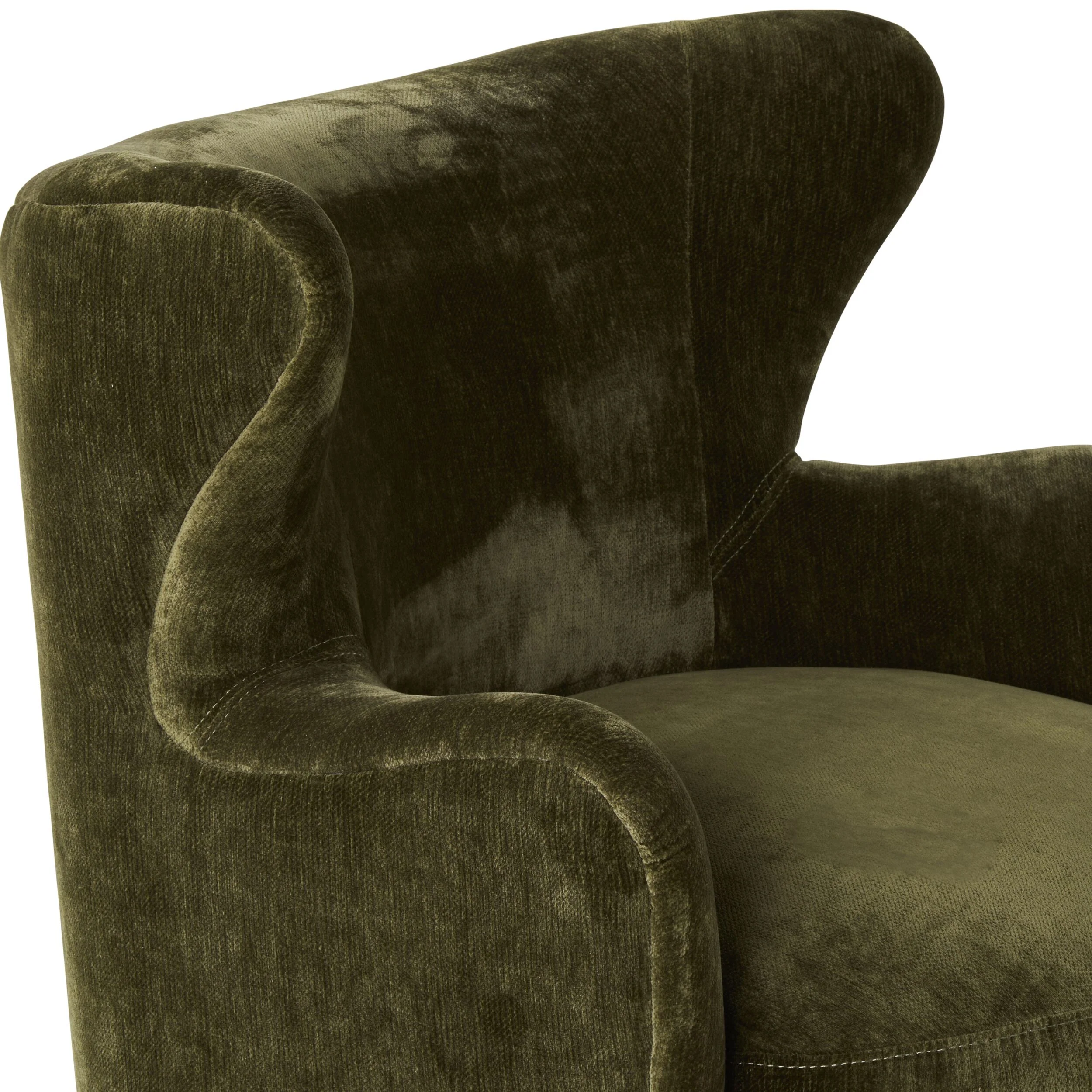 Mara Swivel Armchair Khaki Green - Image 5