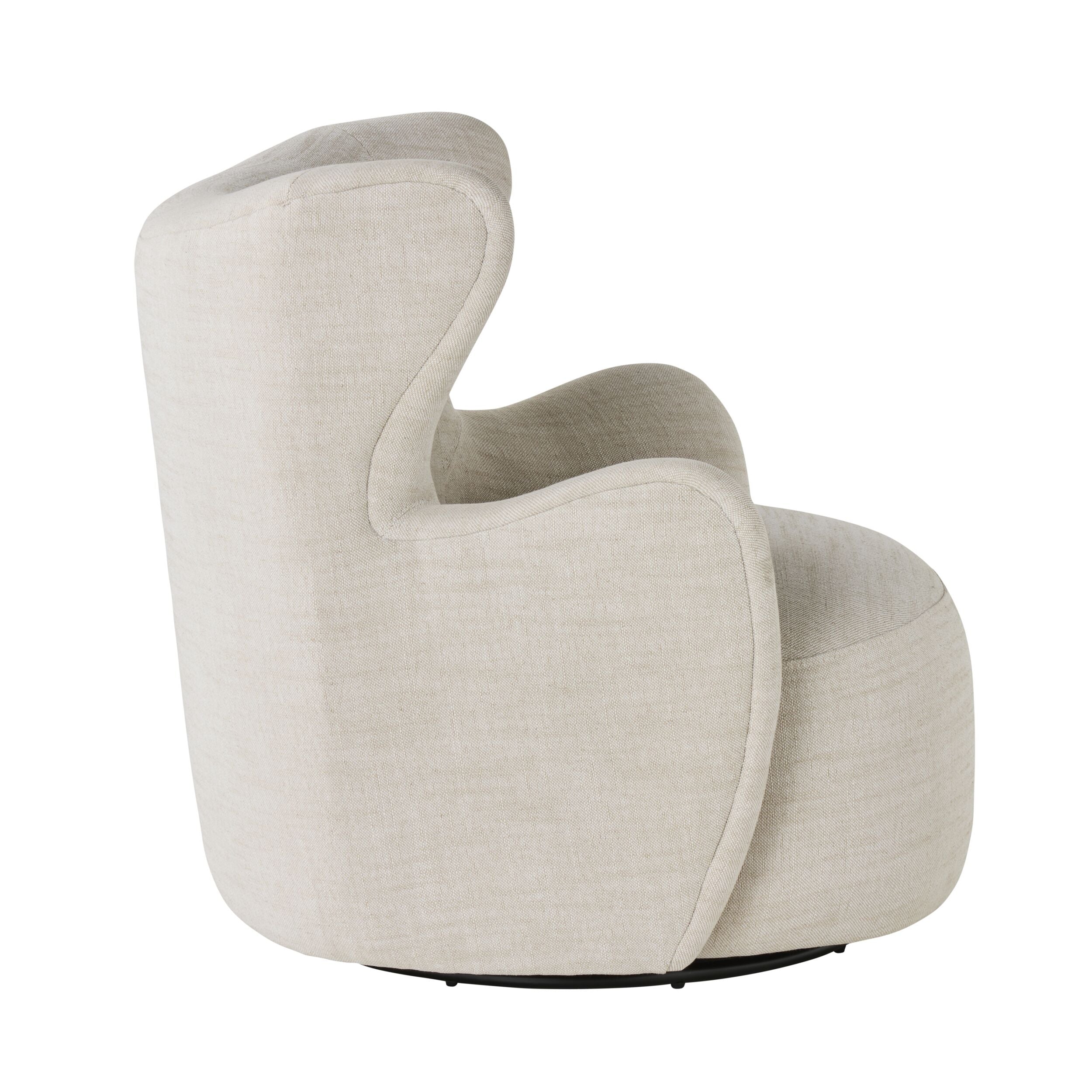 Mara Swivel Chair Natural Weave - Image 3