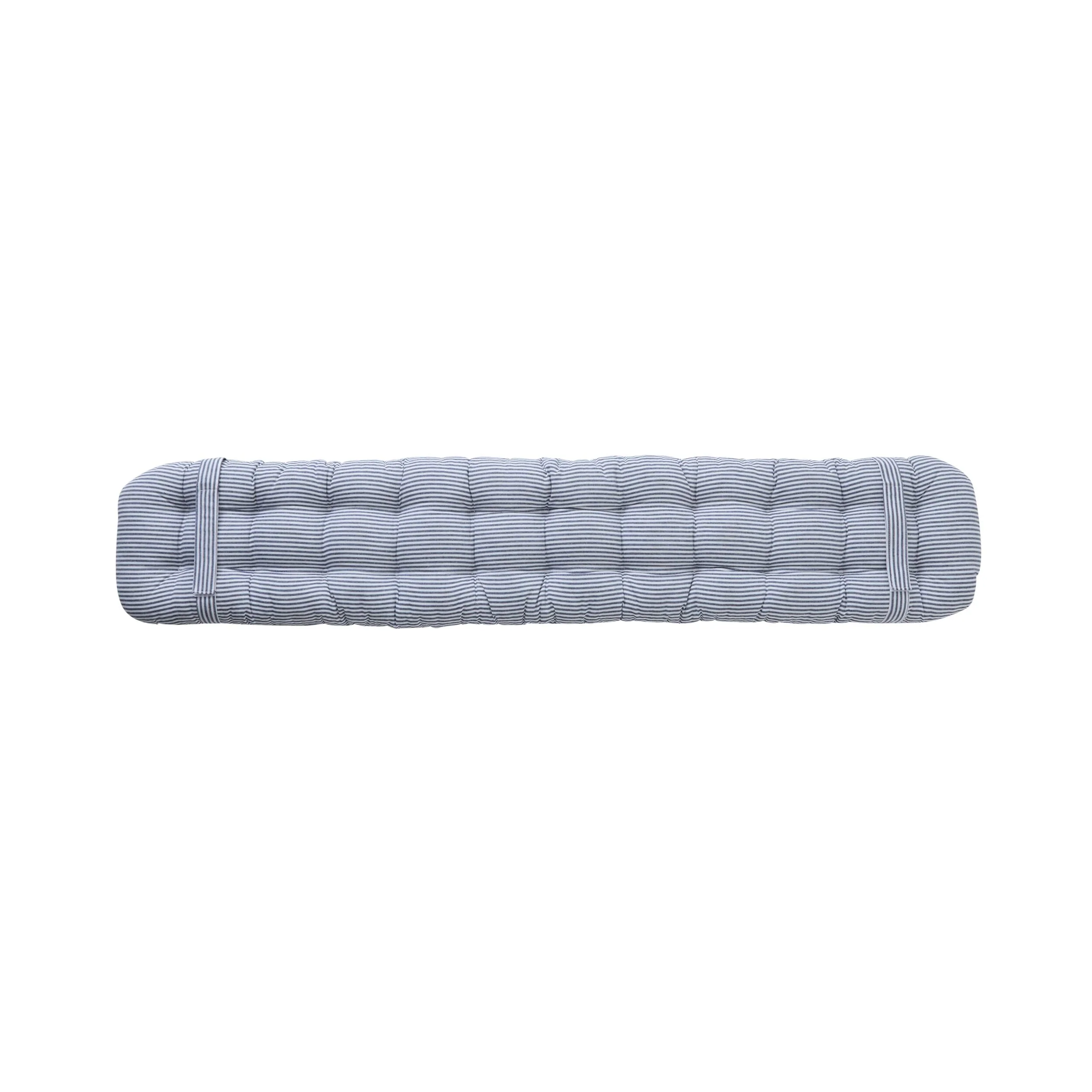 Marais Bench Seat Cushion 180cm Navy Stripe - Image 2