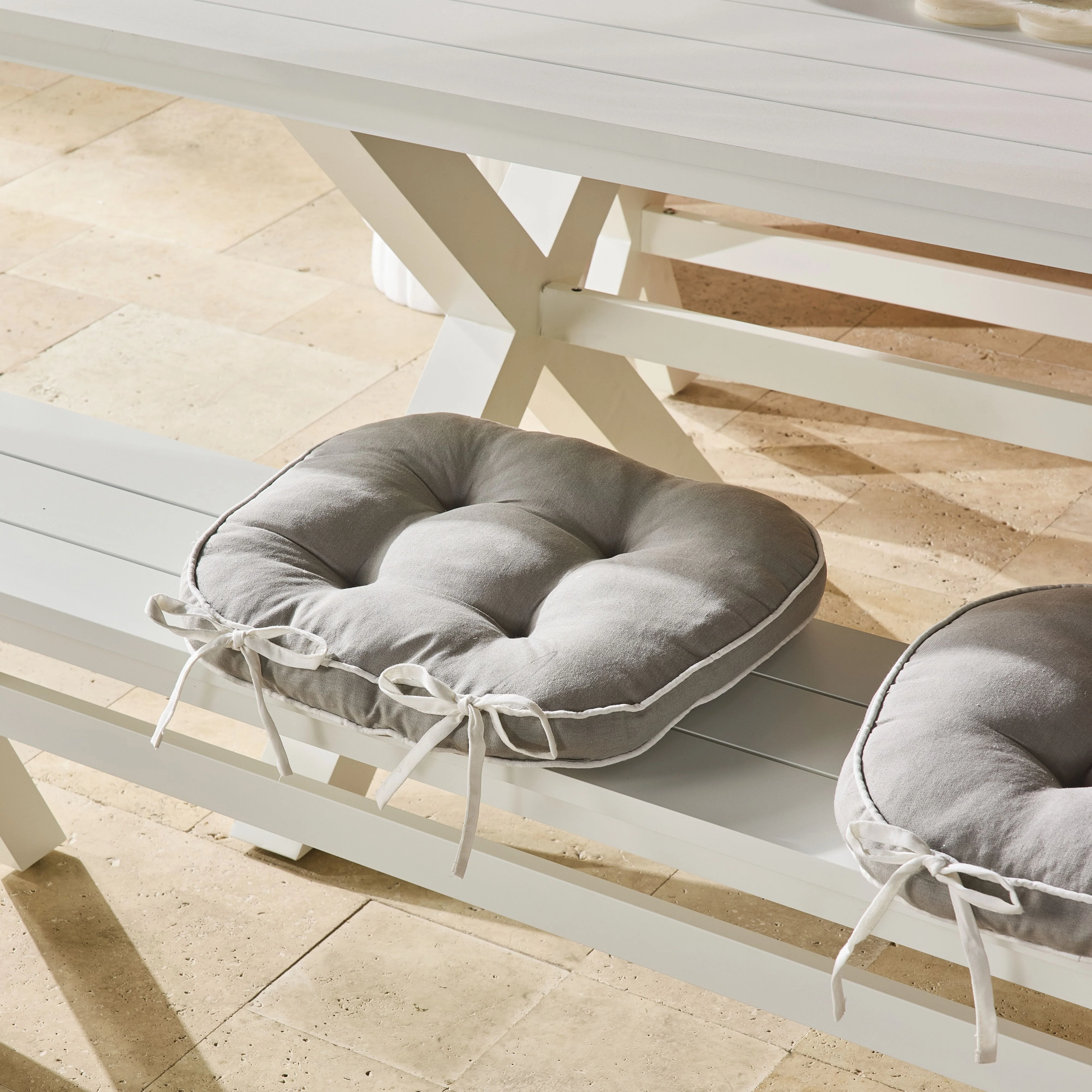 Marais Grey Seat Cushion 41x44x5cm - Image 5