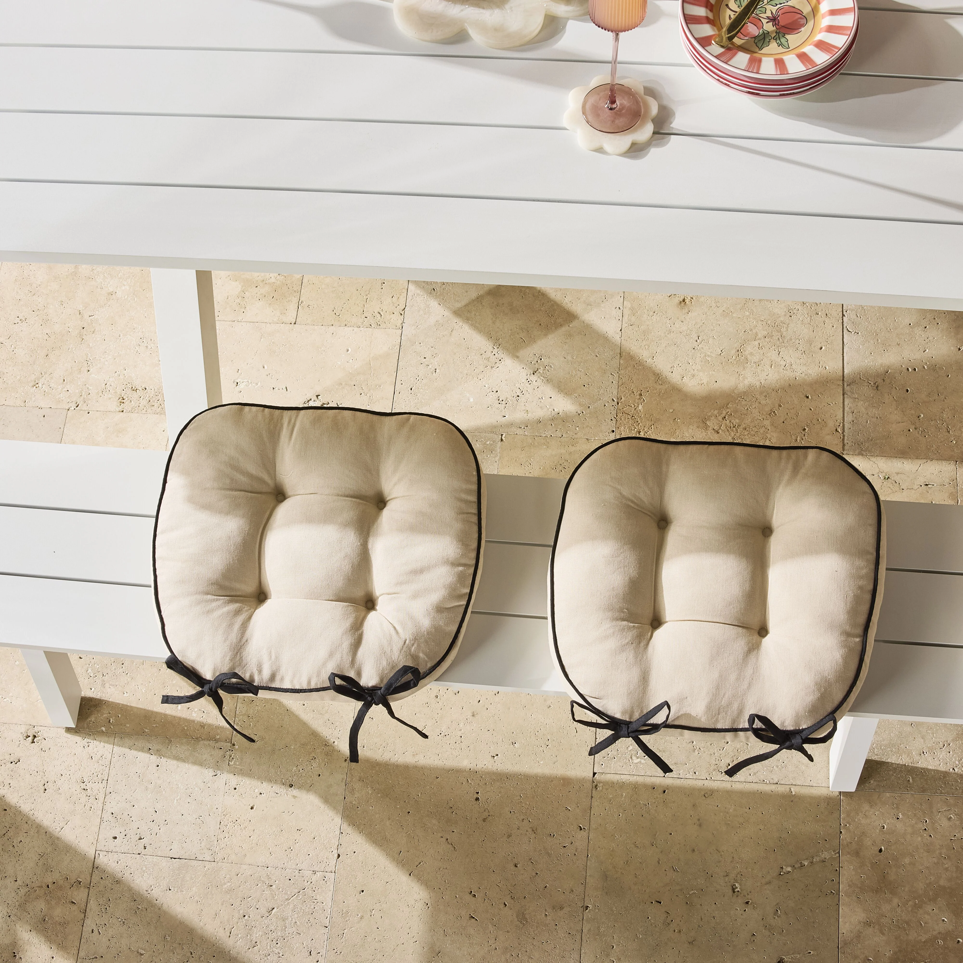 Marais Natural Seat Cushion 41x44x5cm - Image 6