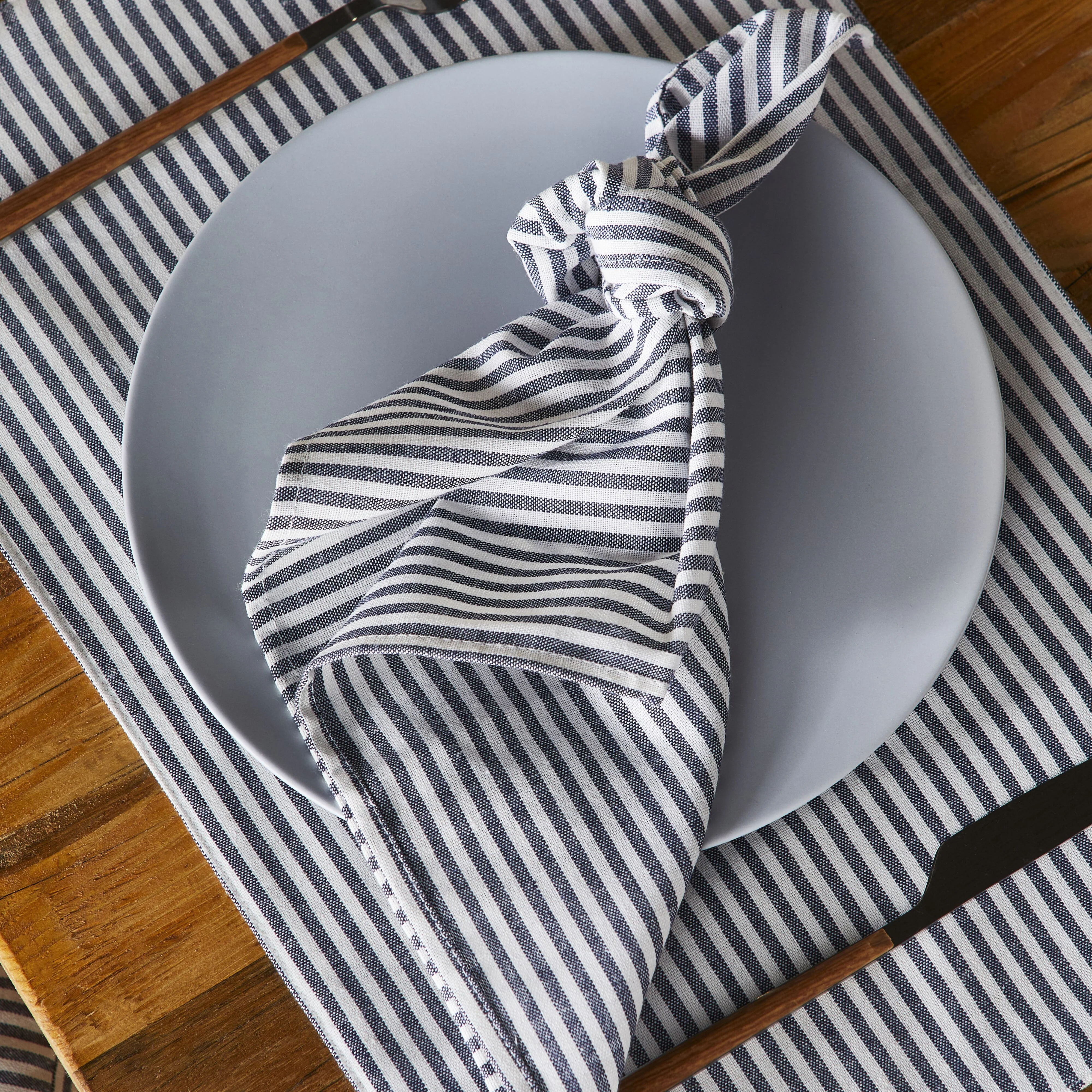 Marais Navy Stripe Placemat 45x30cm (Set of 4) - Image 4