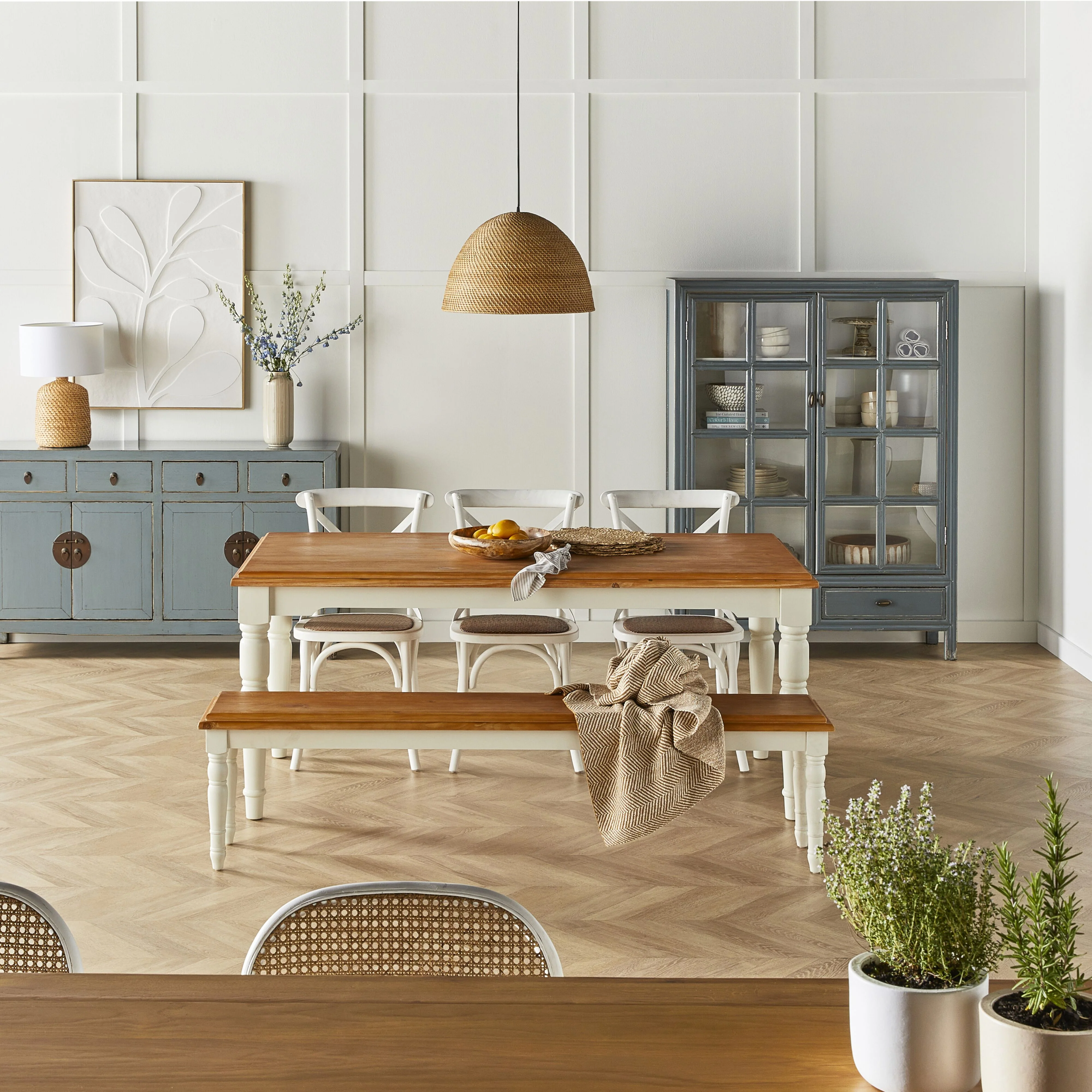 Marina Rattan Pendant Natural 60x60x40cm - Image 3