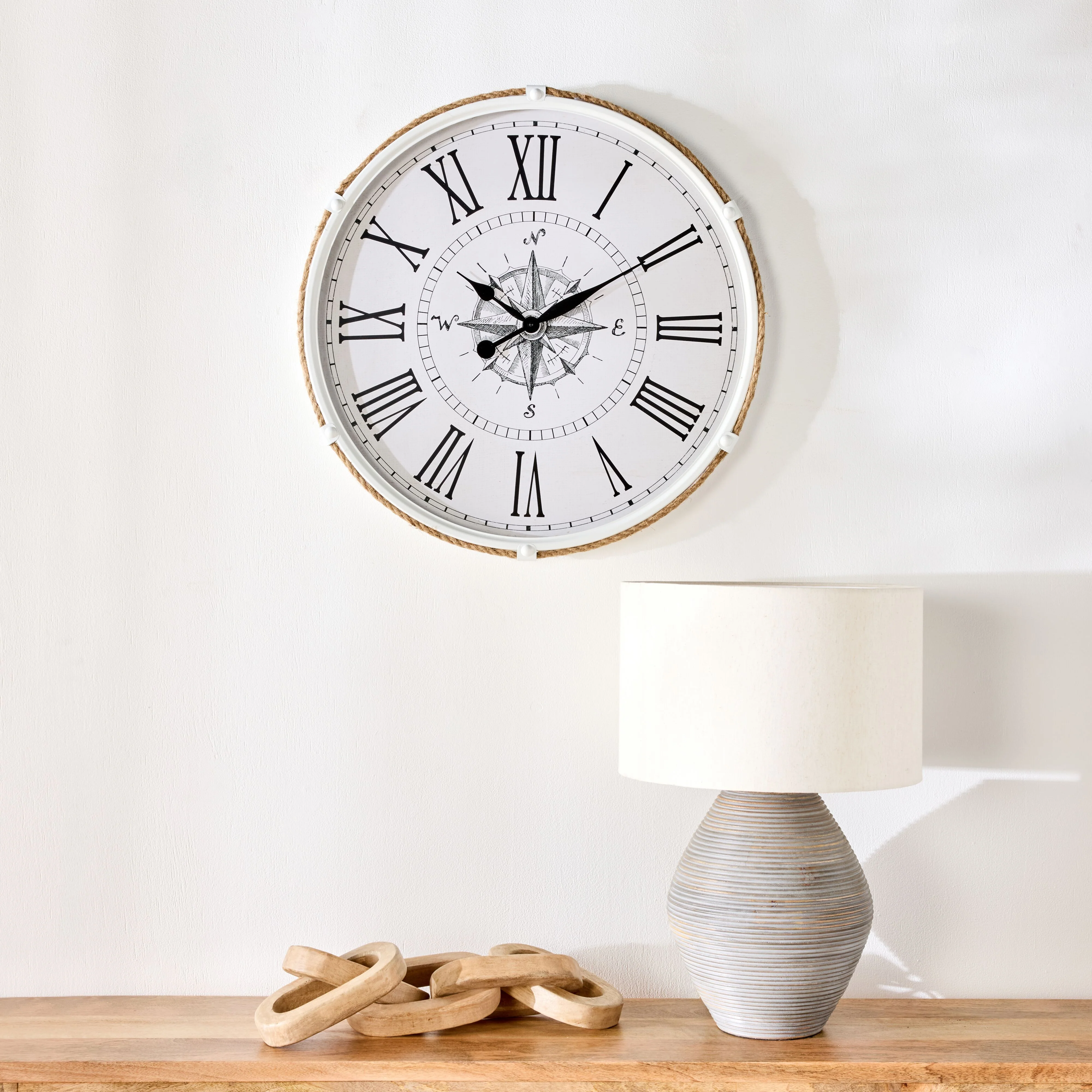 Maritime Rope Wall Clock 70cm - Image 3