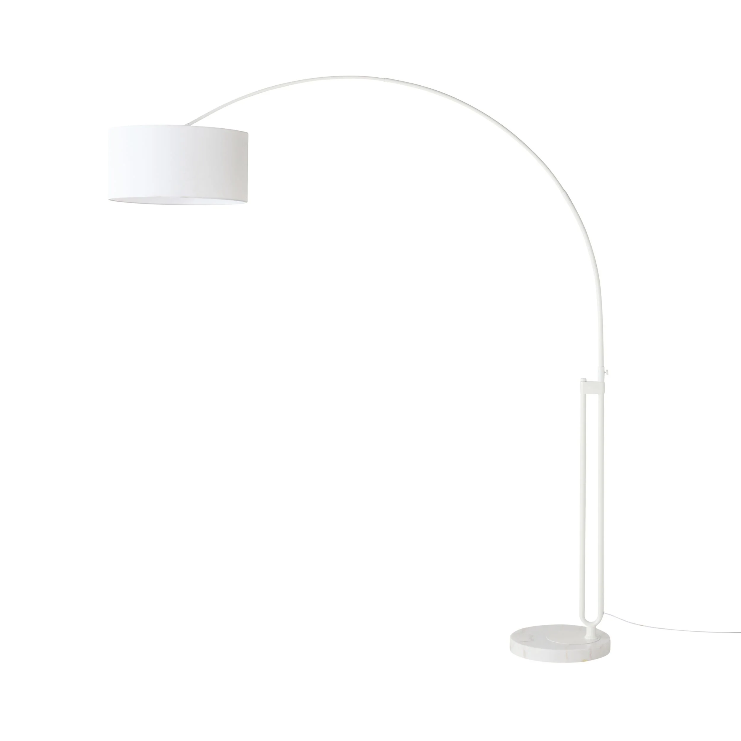 Marlo Arc Floor Lamp White 213cm - Image 2