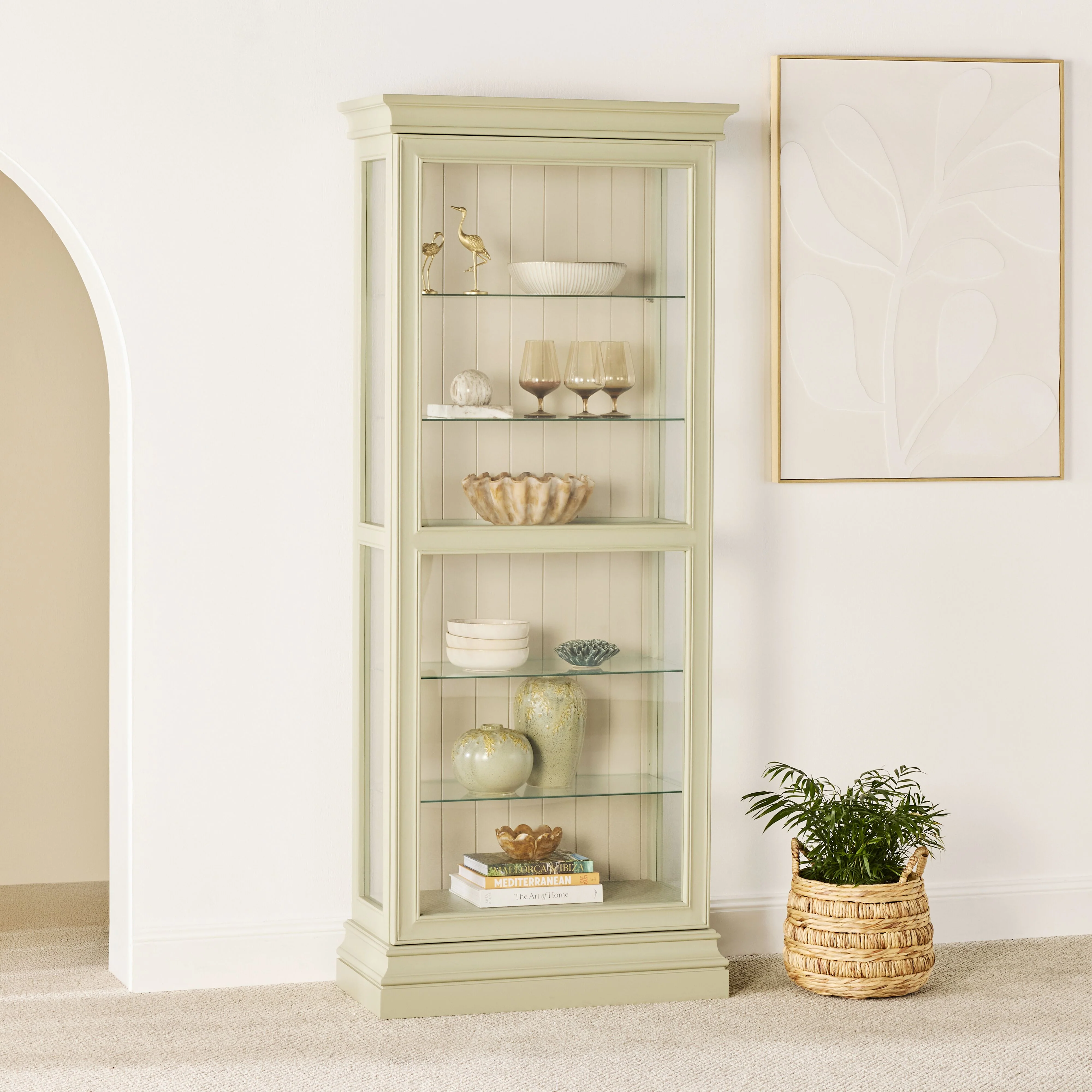 Marlow Display Cabinet Green - Image 7