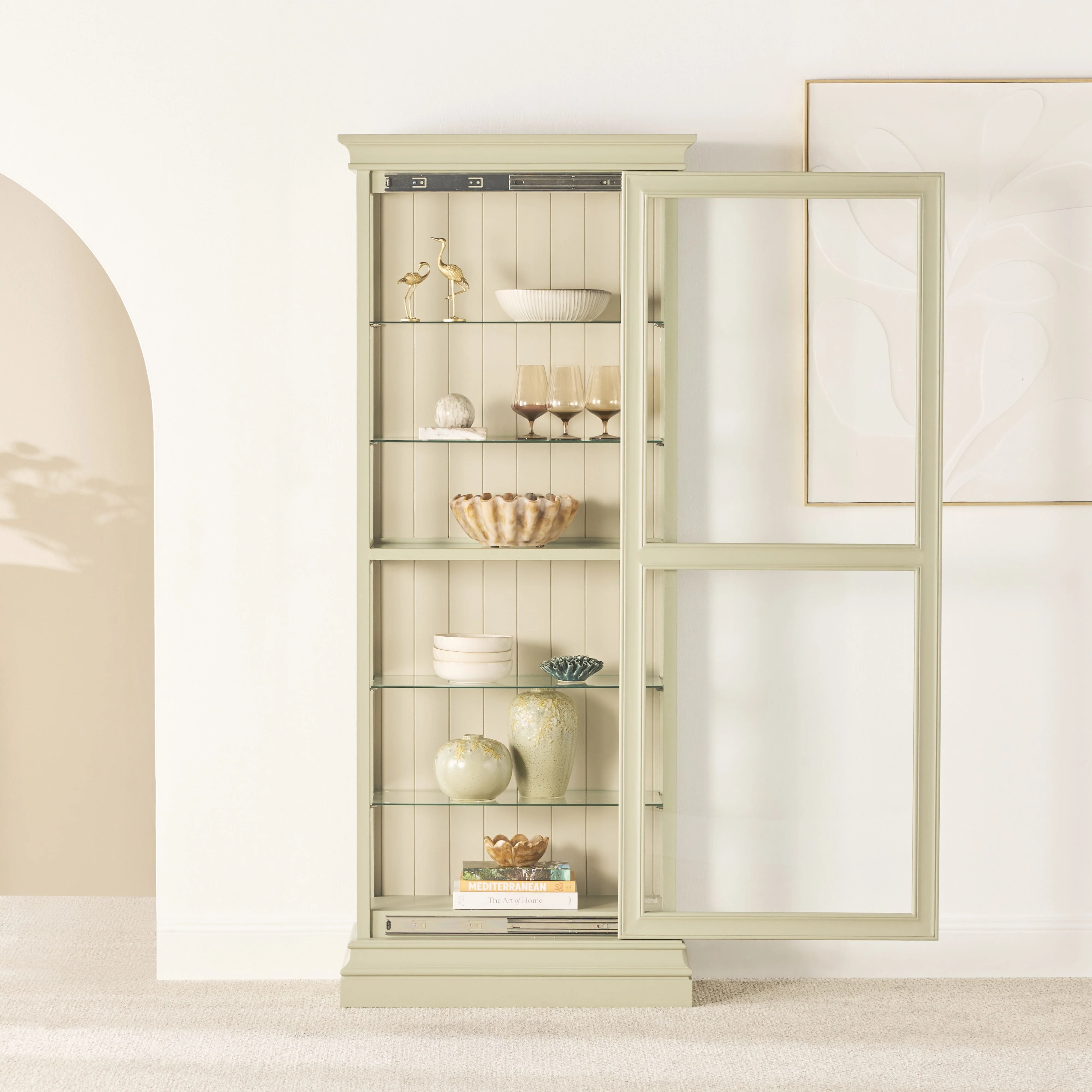 Marlow Display Cabinet Green - Image 8