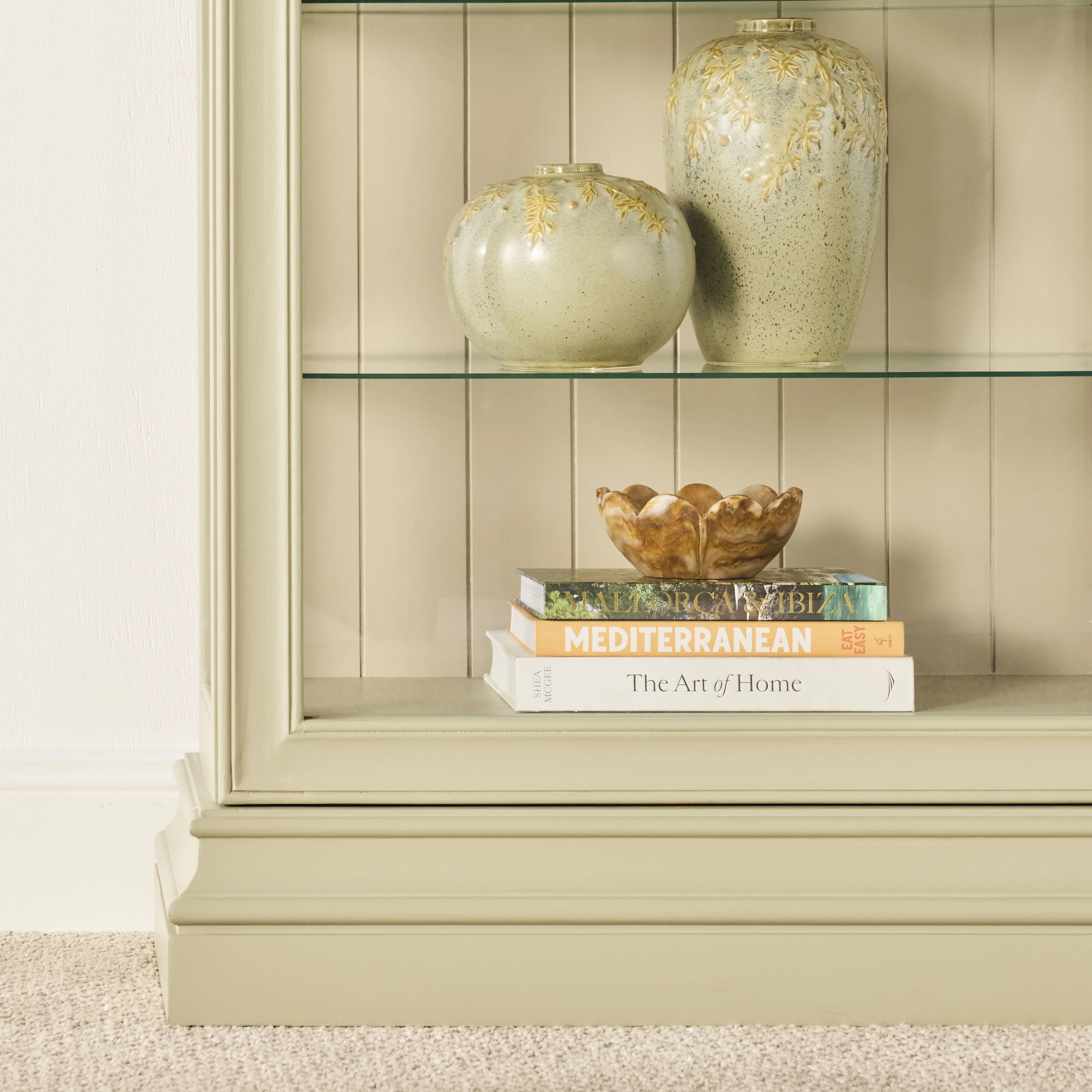 Marlow Display Cabinet Green - Image 9