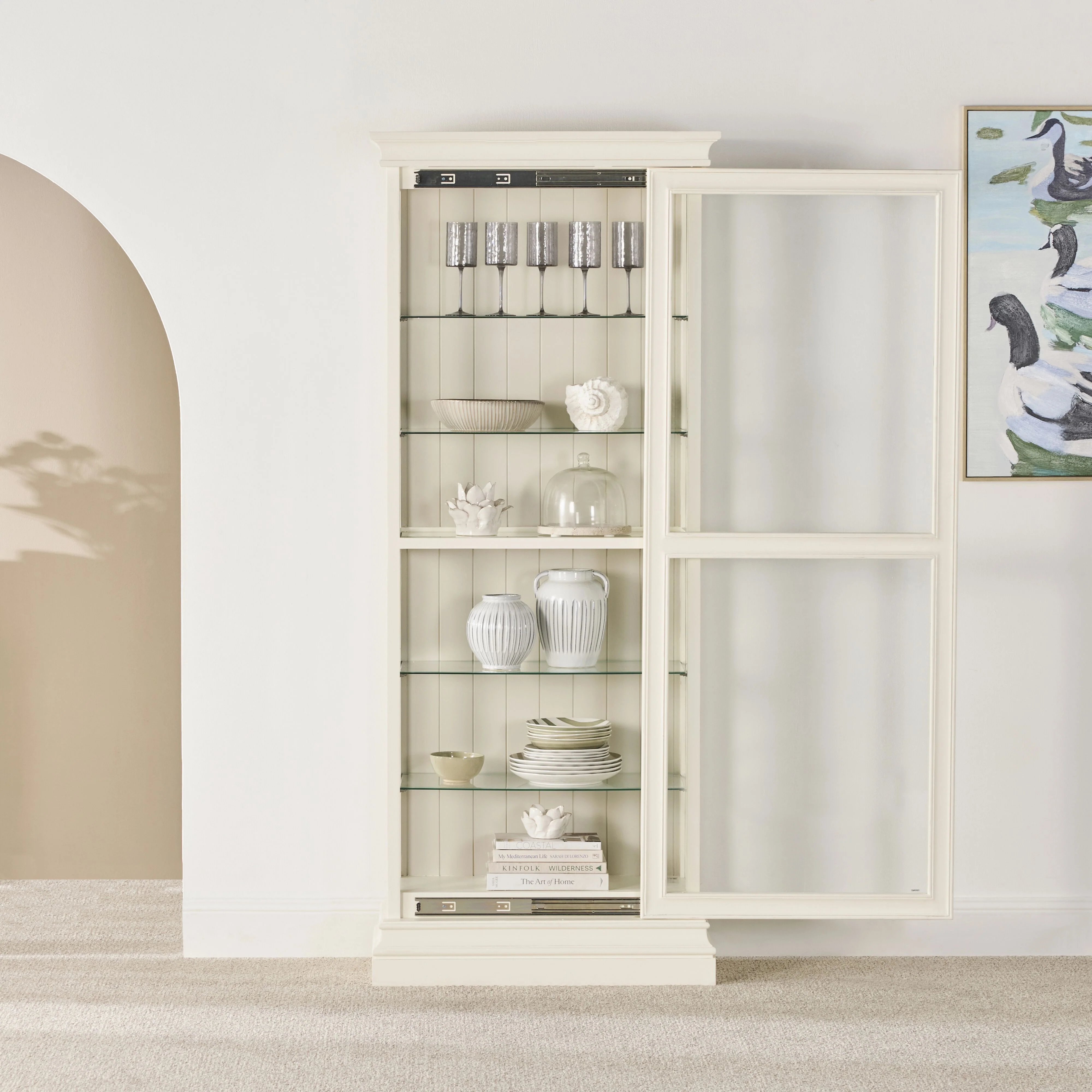 Marlow Display Cabinet White - Image 10