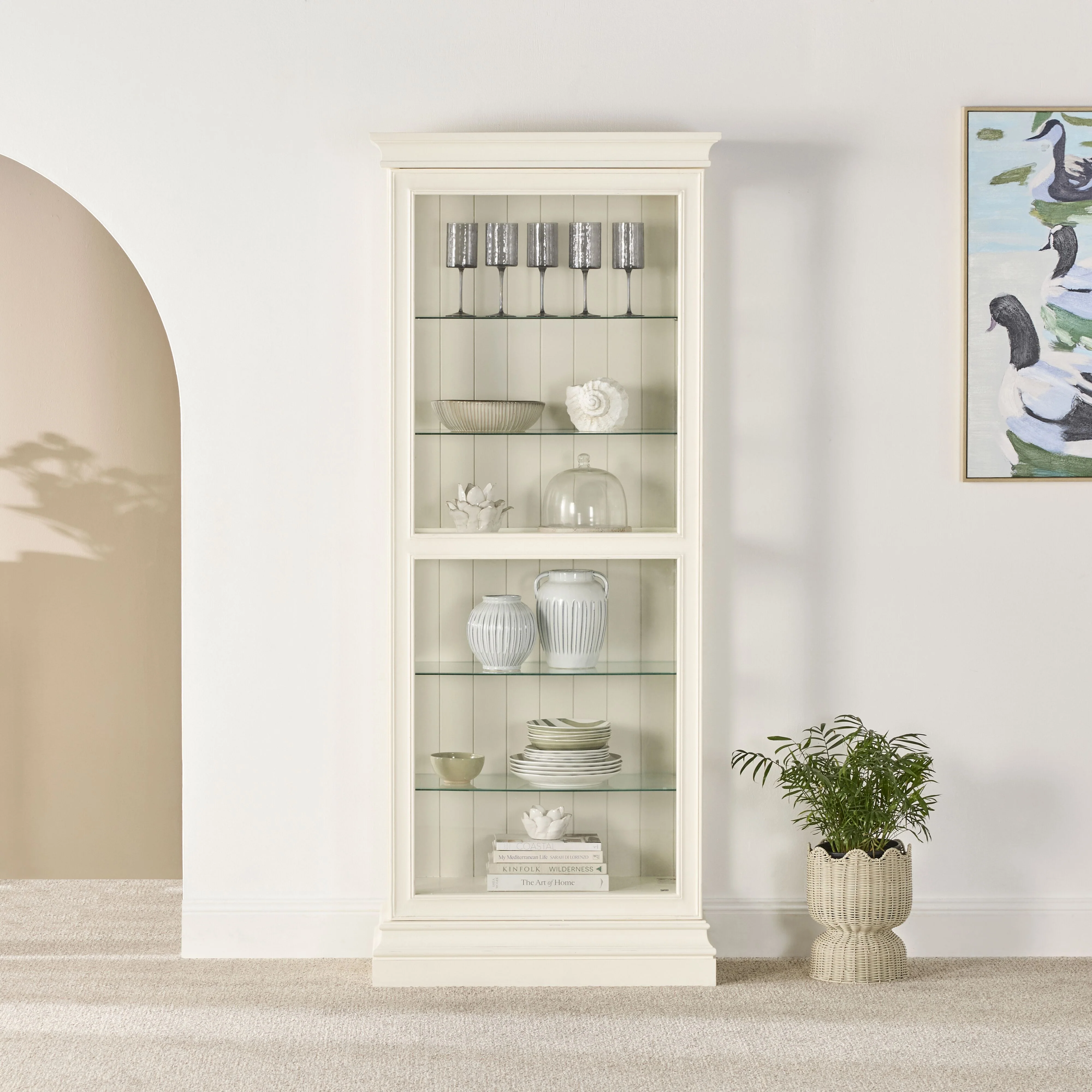 Marlow Display Cabinet White - Image 8