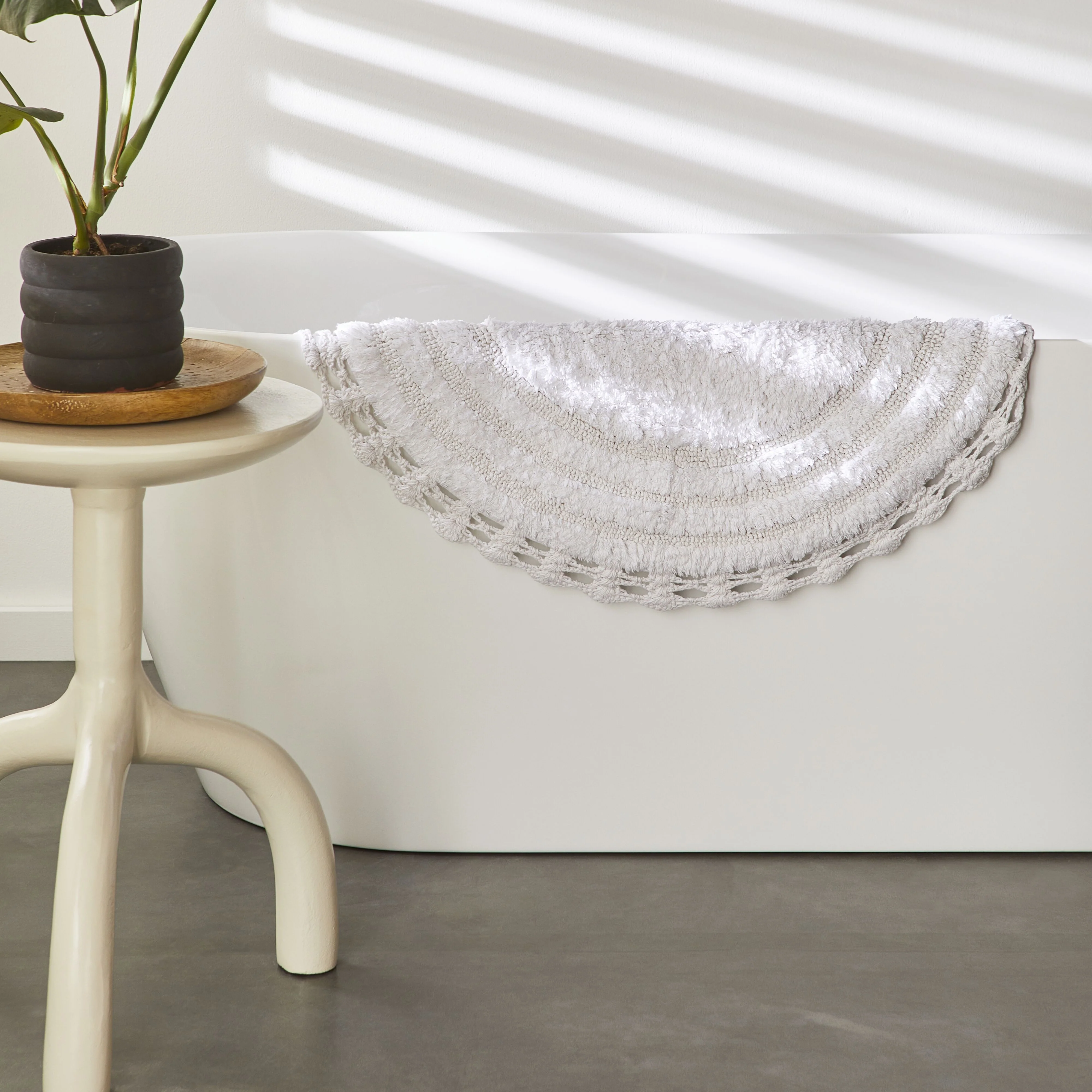 Marnie Round Bathmat 80cm - Image 3