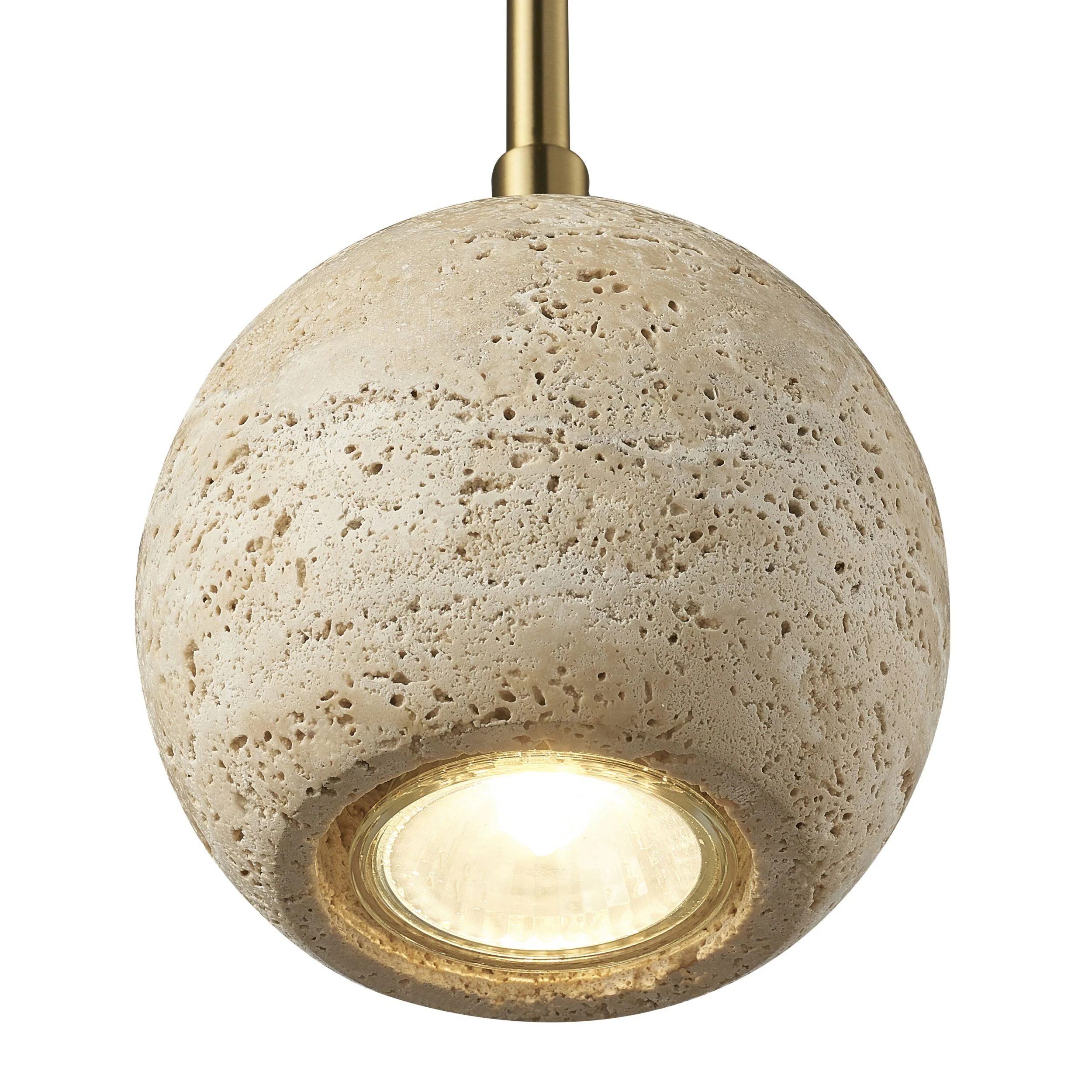 Marta Travertine Pendant 10x21cm - Image 2