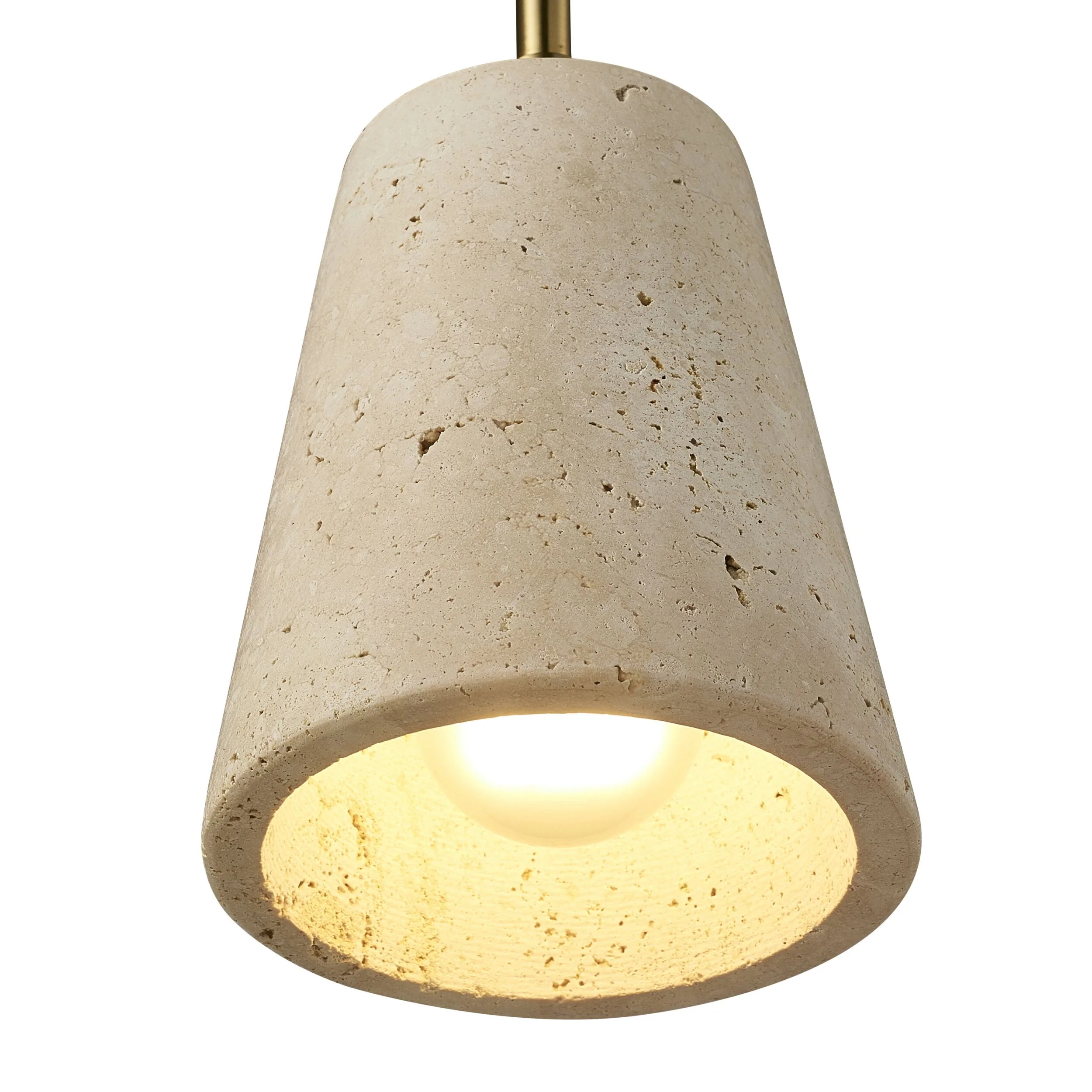 Marta Travertine Pendant 11x14cm - Image 2