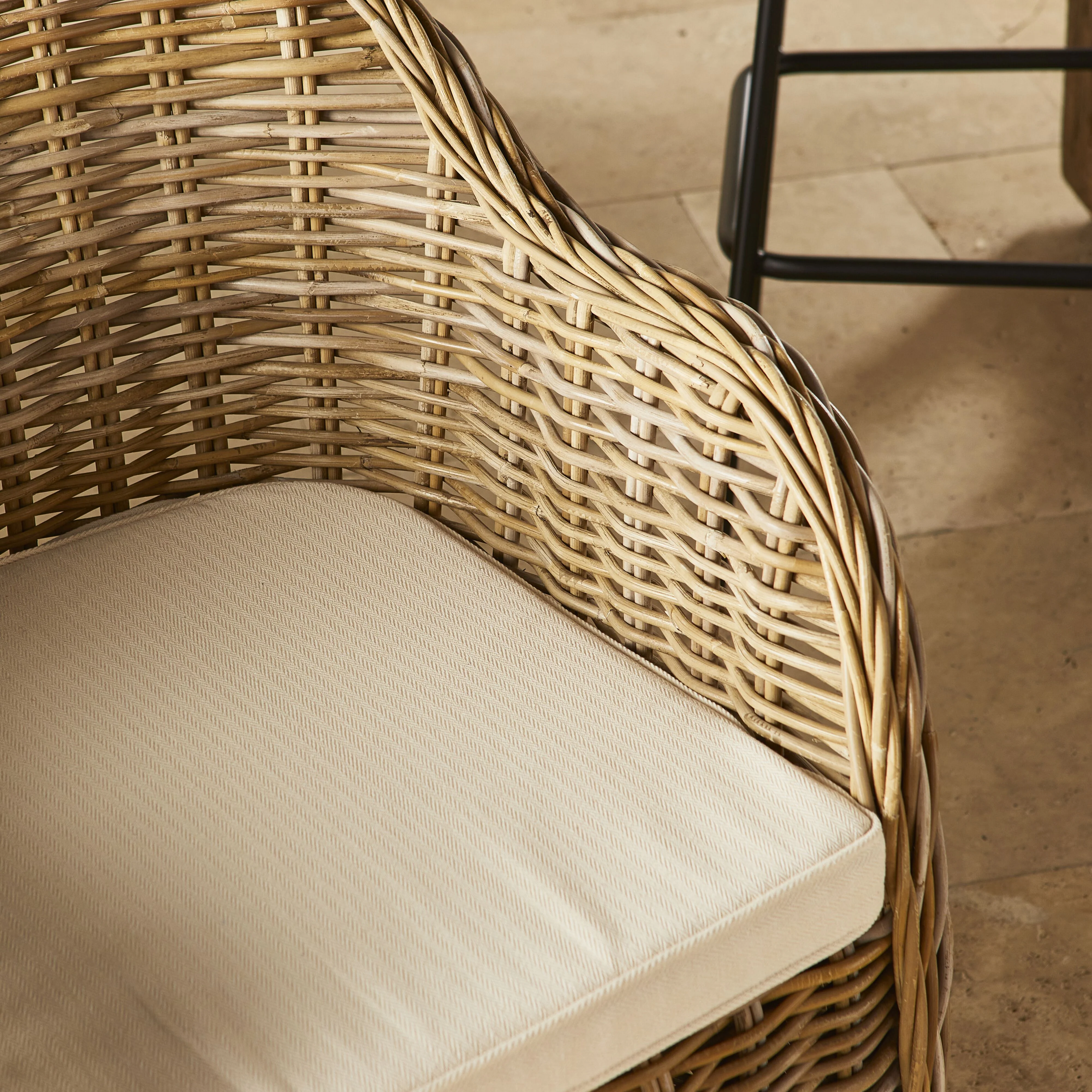 Martinique Rattan Armchair Cushion - Image 4