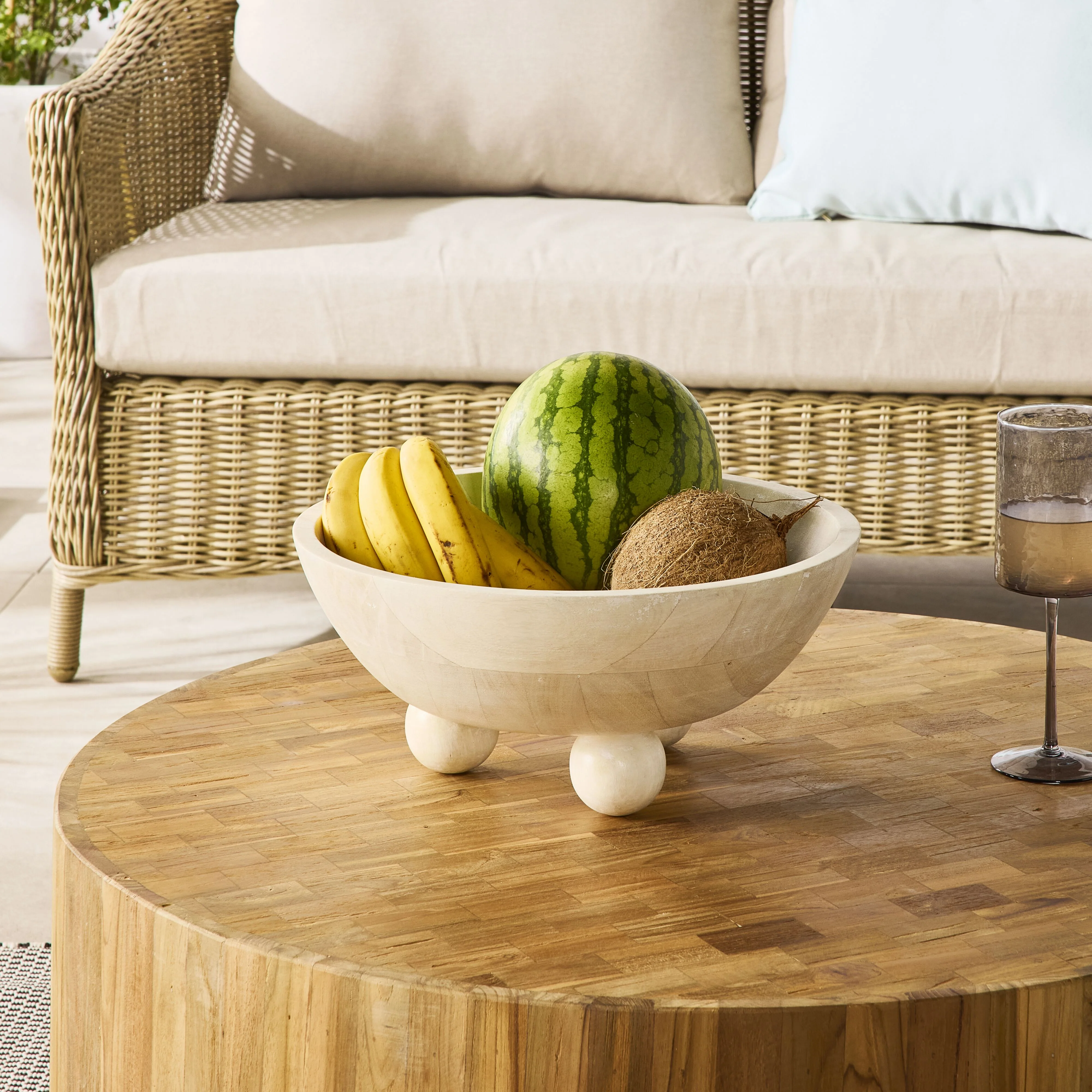 Maui Pedestal Salad Bowl - Image 4
