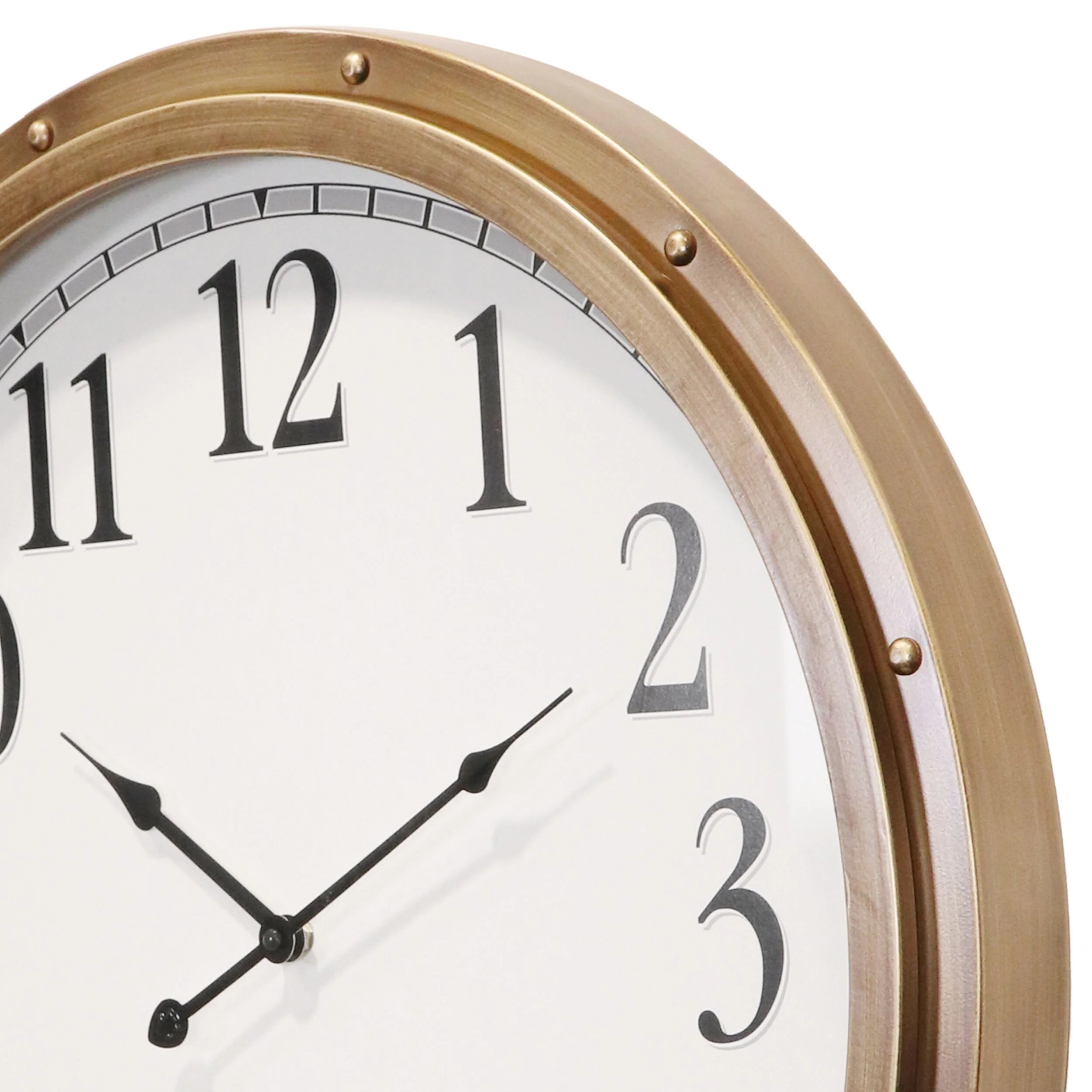 Mayfair Brass Wall Clock 60cm - Image 2