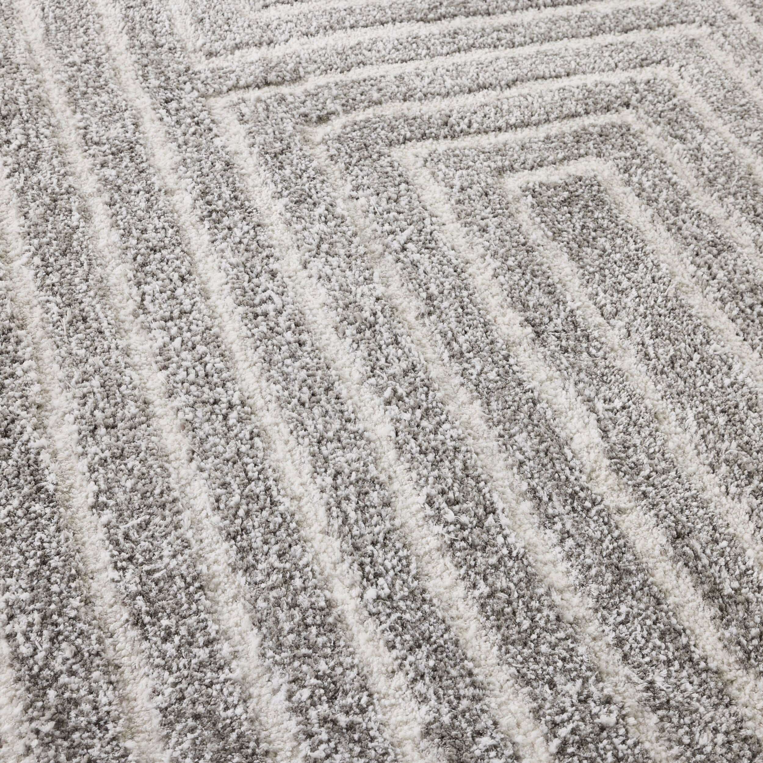 Maze Plush Rug Dove 150x240cm - Image 2