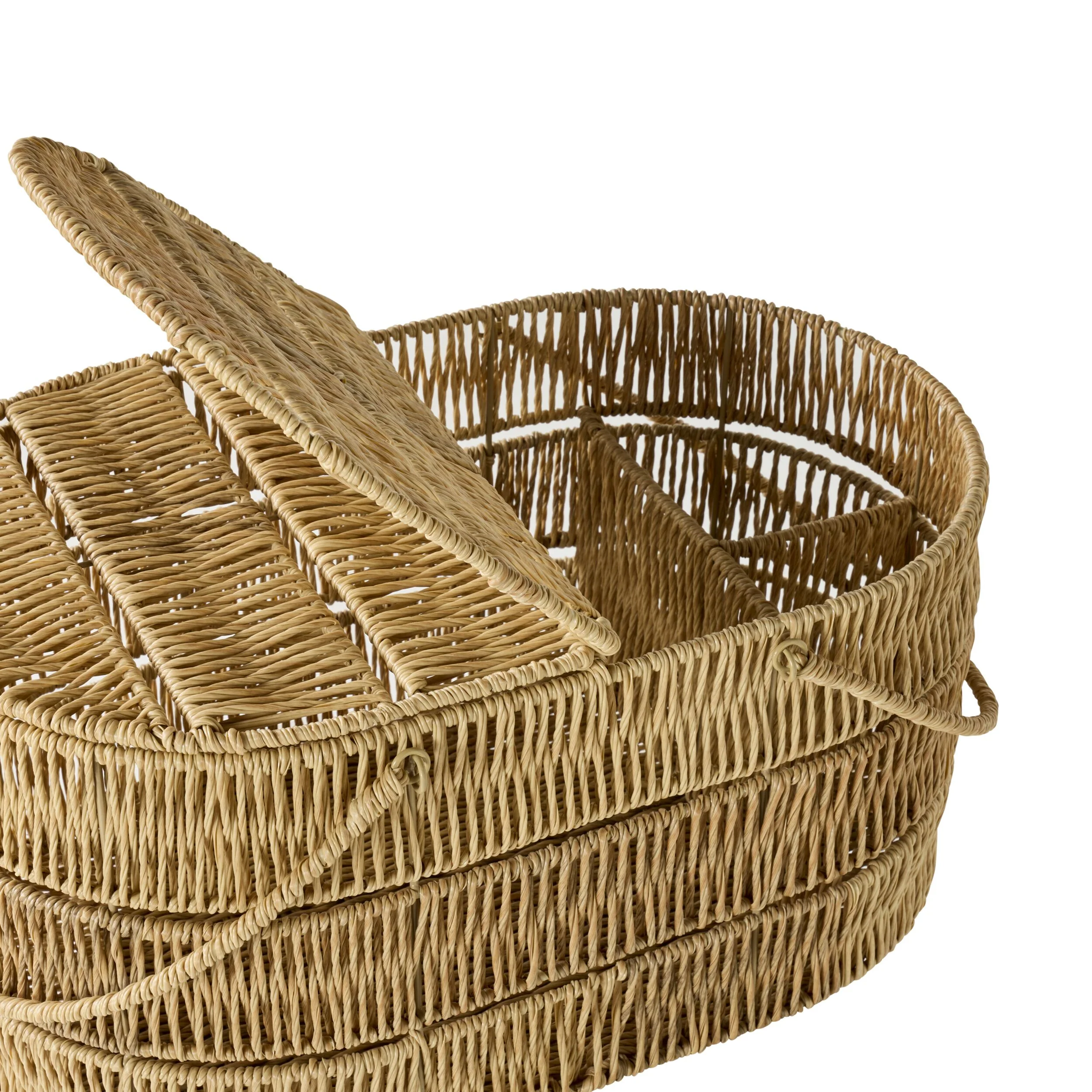Meadow Woven Picnic Basket - Image 5