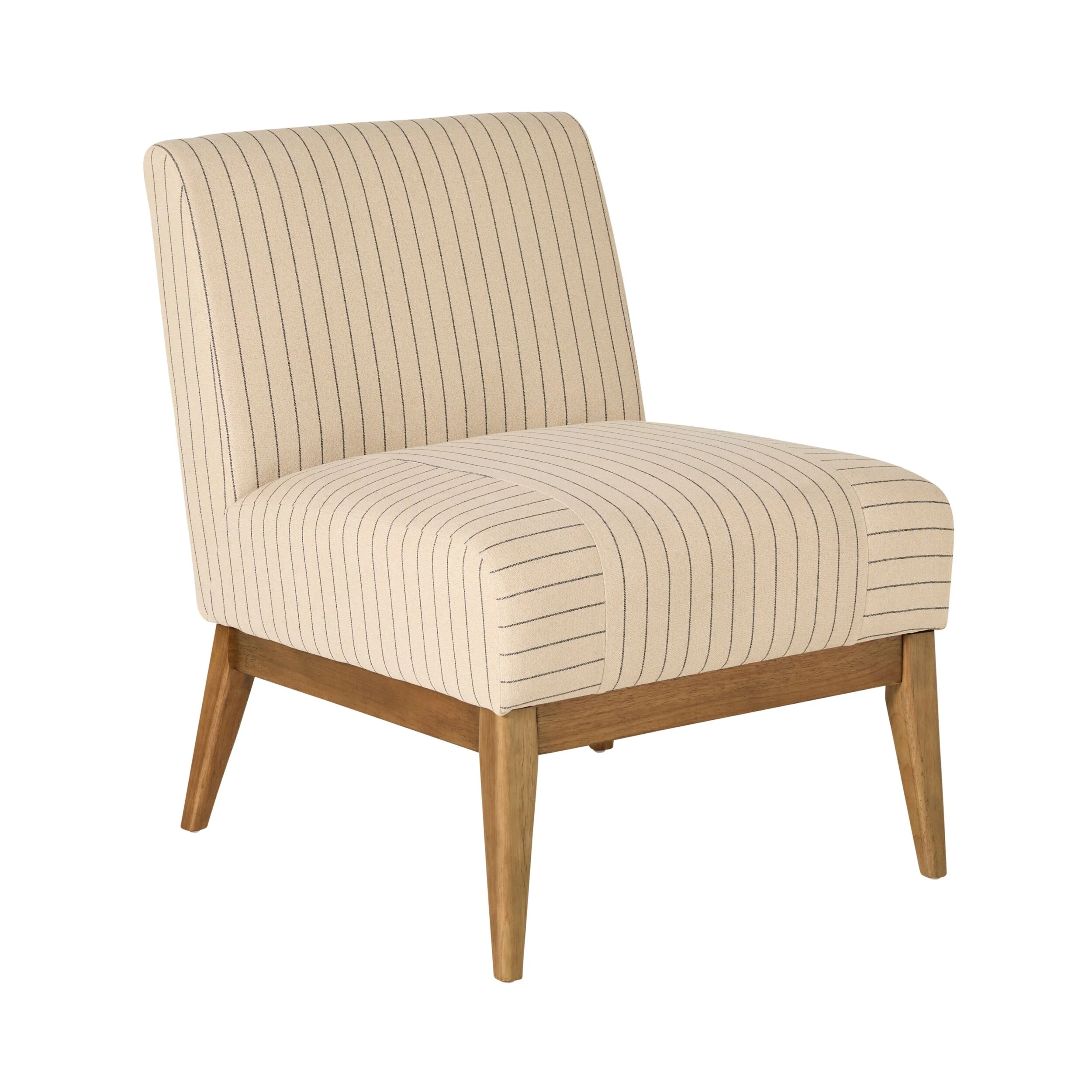 Mello Occasional Chair Black Linen Stripe - Image 2