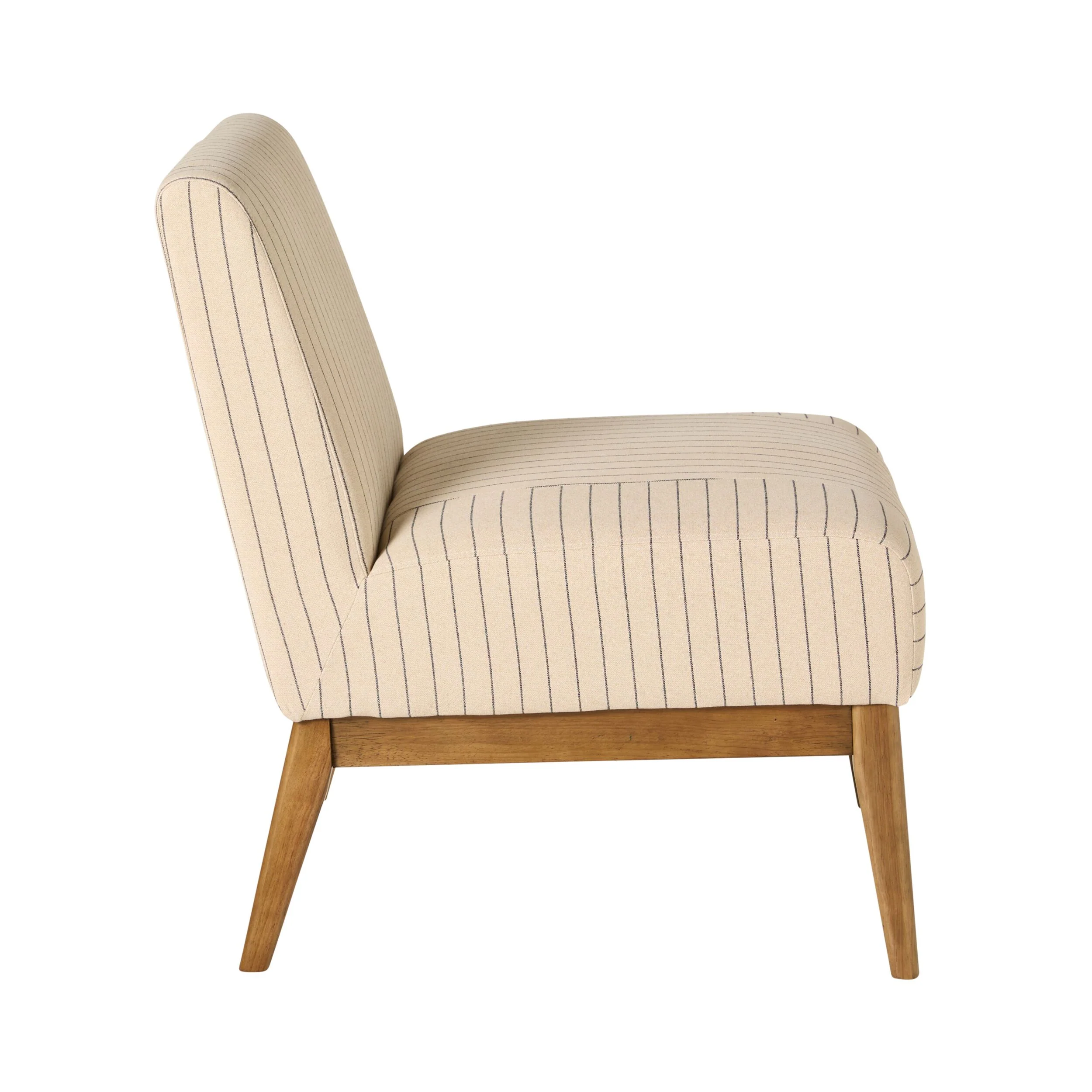 Mello Occasional Chair Black Linen Stripe - Image 3