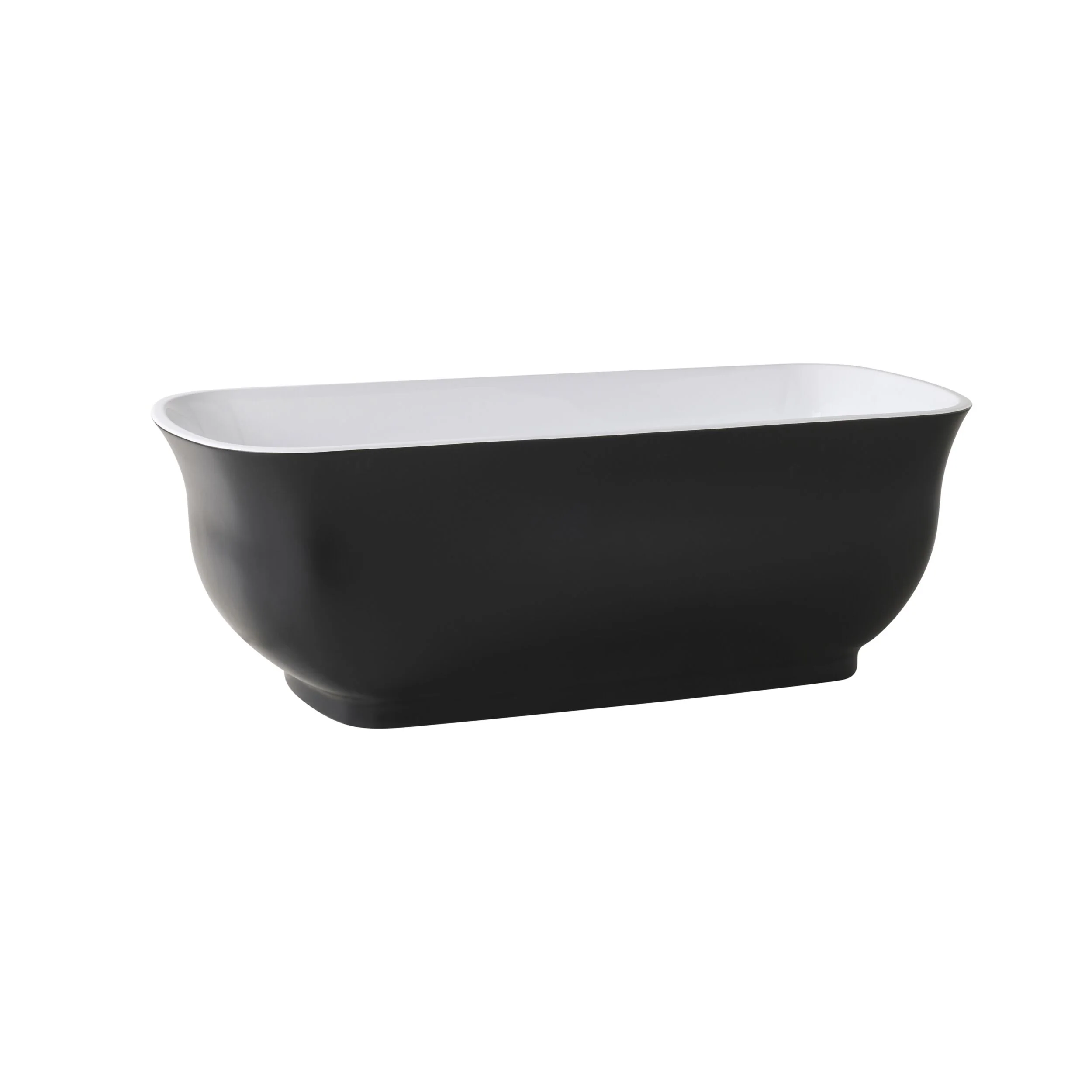 Messina Bath 1700mm Matte Black - Image 2