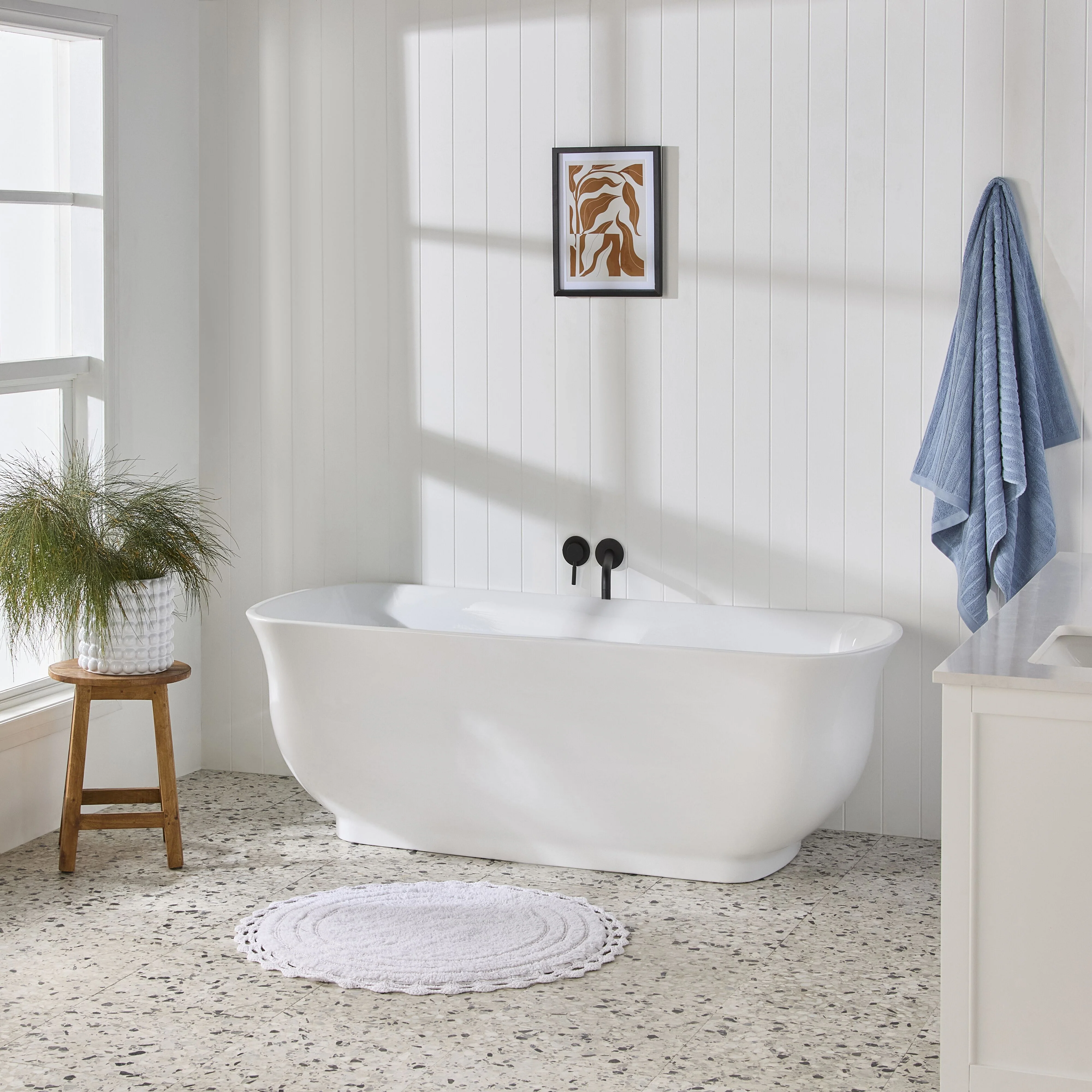 Messina Bath 1700mm White - Image 8