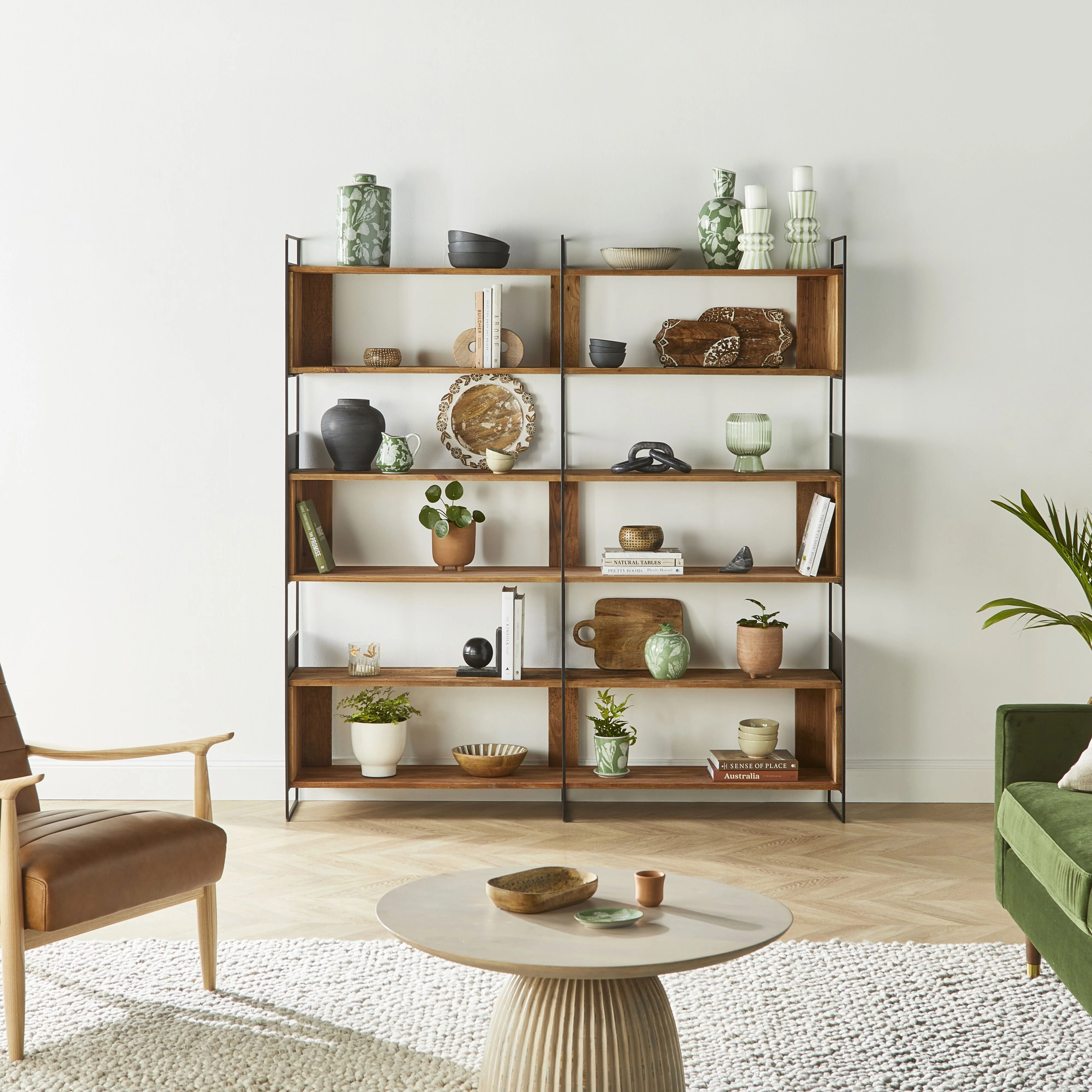 Miles Tall Shelving Unit 190 x 180cm - Image 6