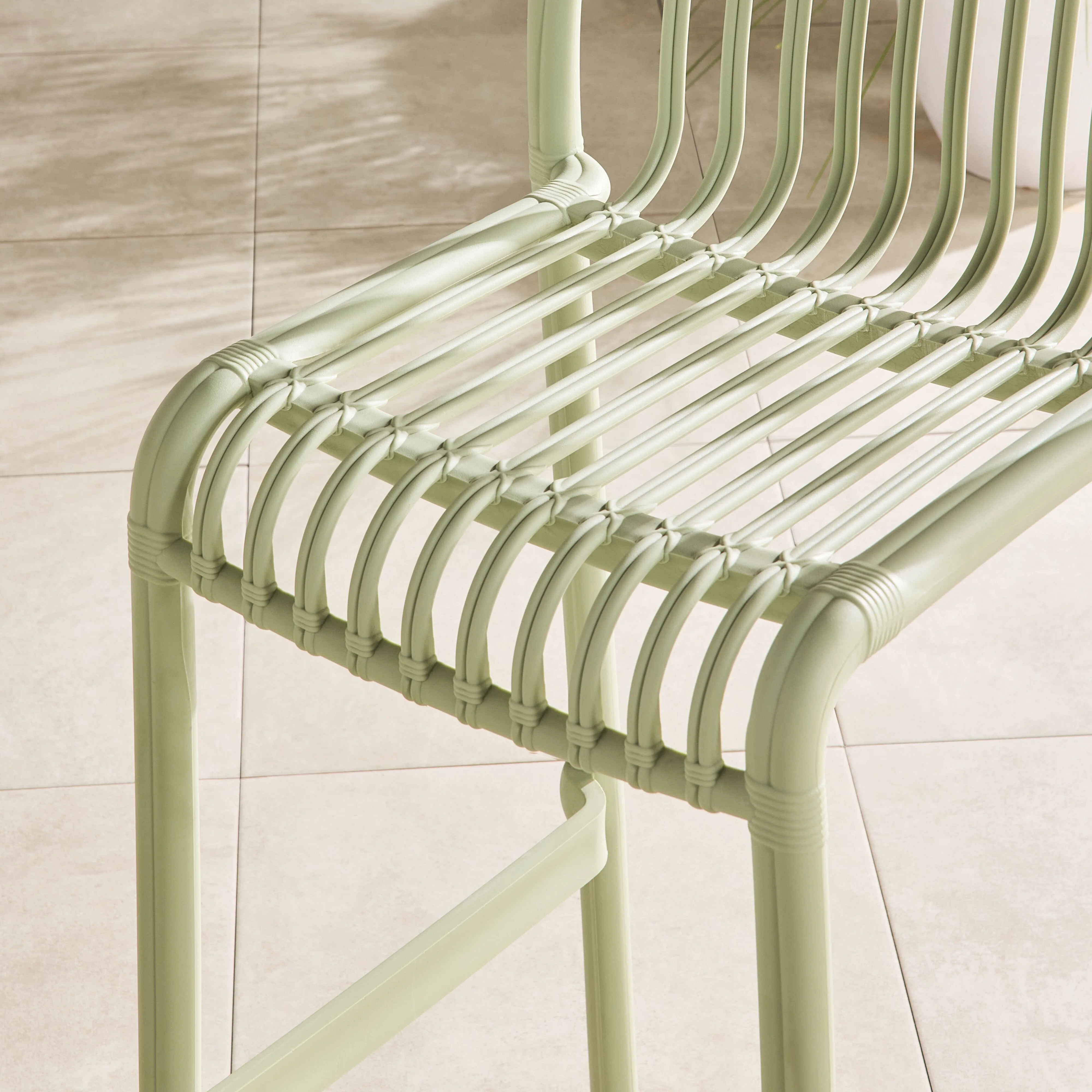 Milla Bar Stool Eucalypt Green - Image 9