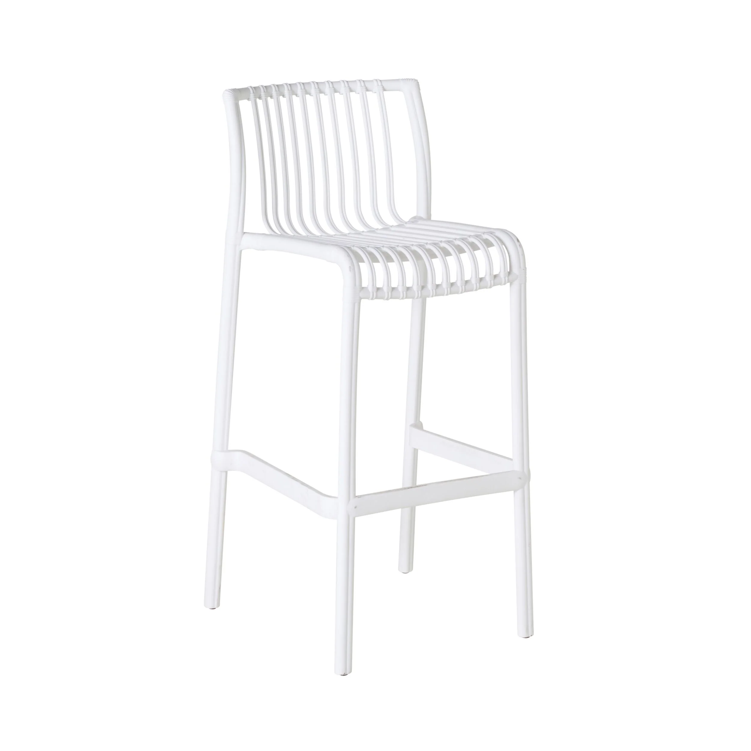 Milla Bar Stool White - Image 2