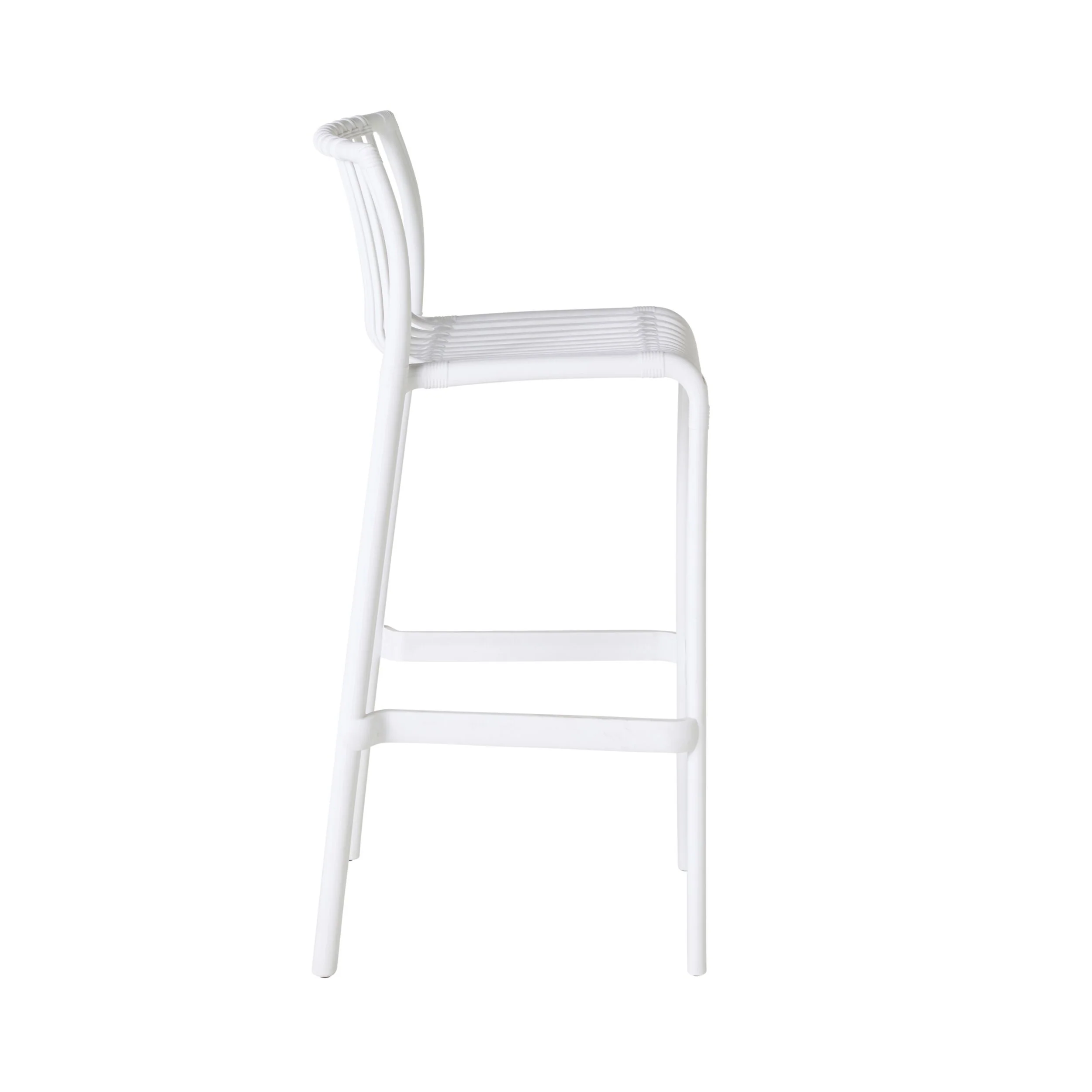 Milla Bar Stool White - Image 3
