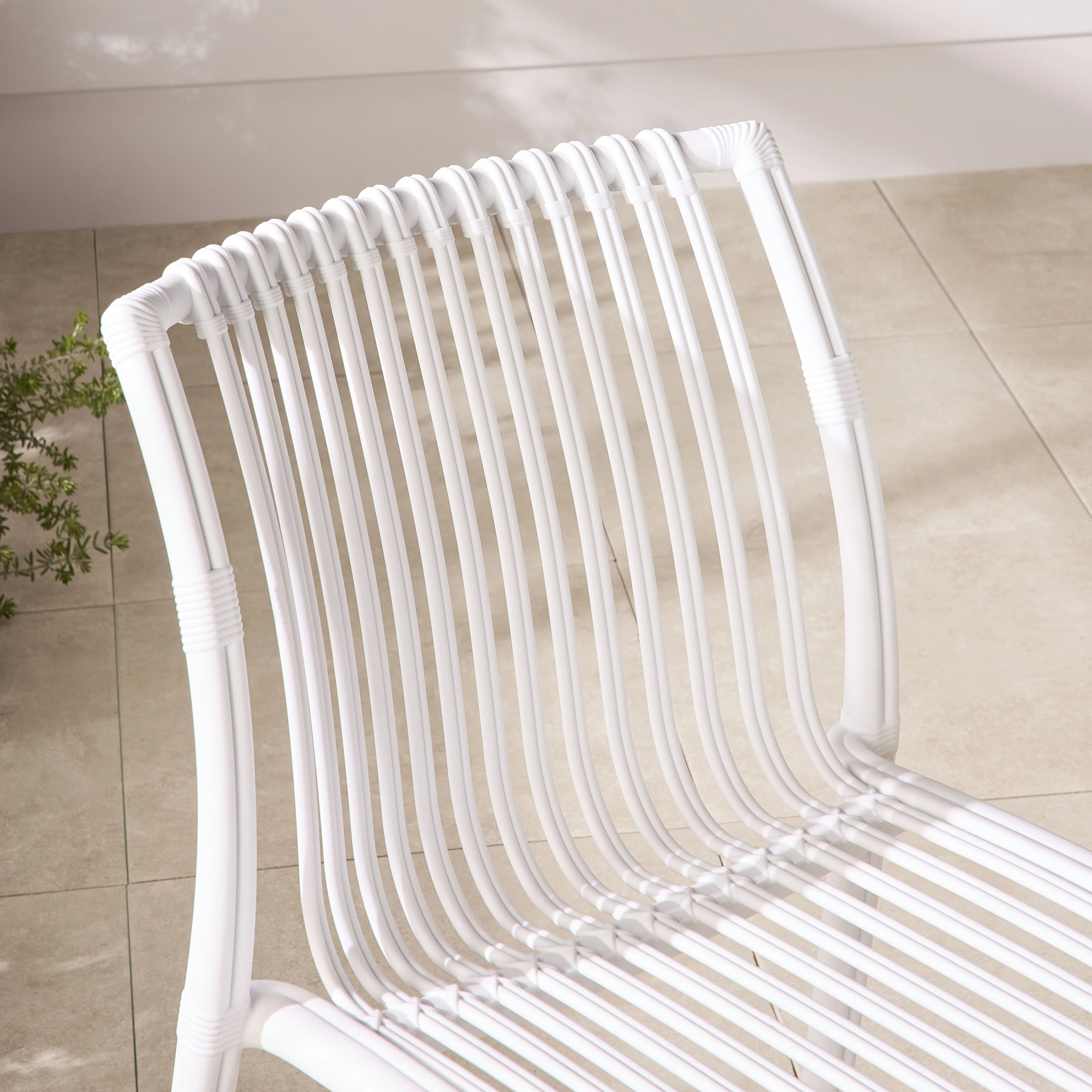 Milla Dining Chair White - Image 8