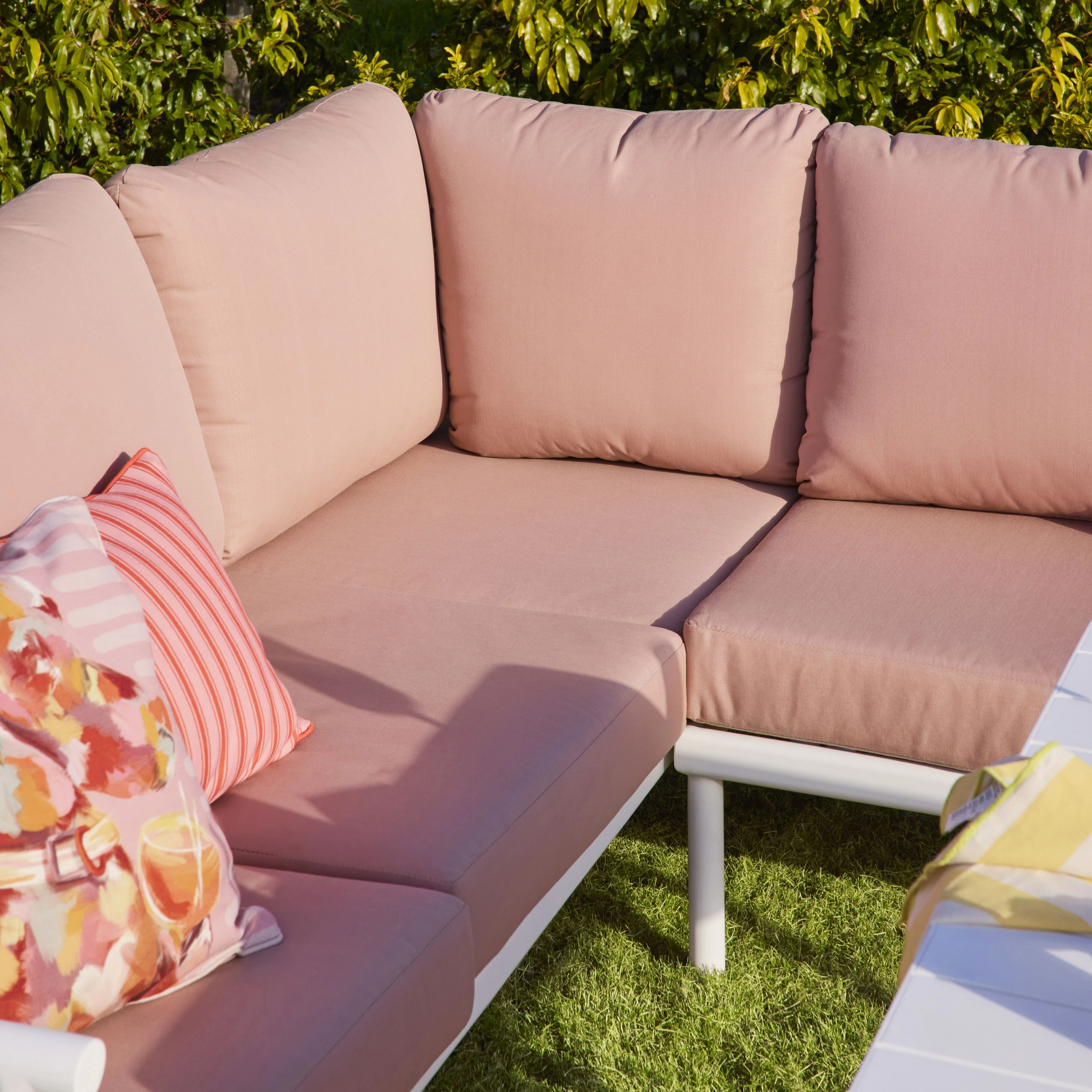Milly Sofa Set with Dining Table Pink - Image 12