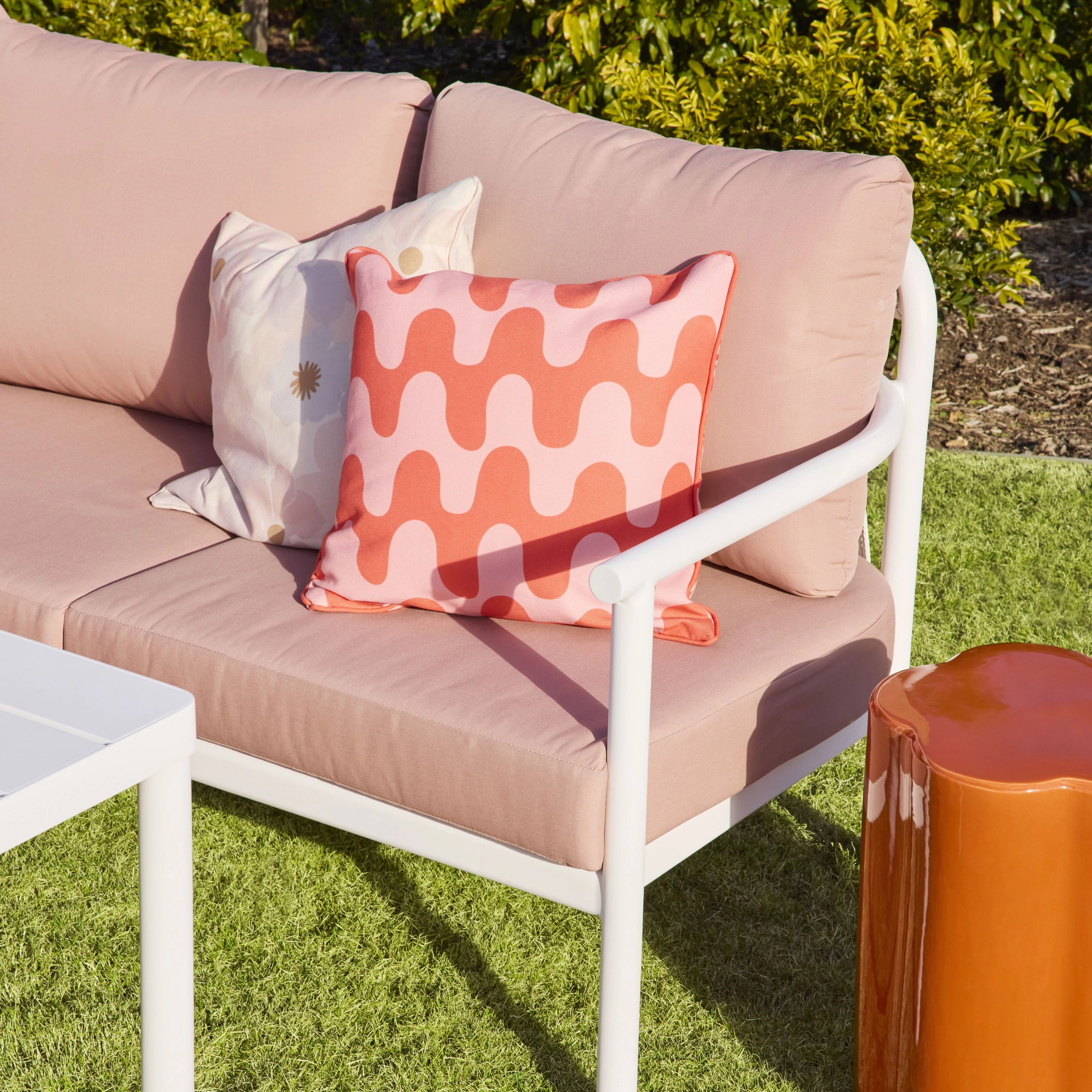 Milly Sofa Set with Dining Table Pink - Image 13