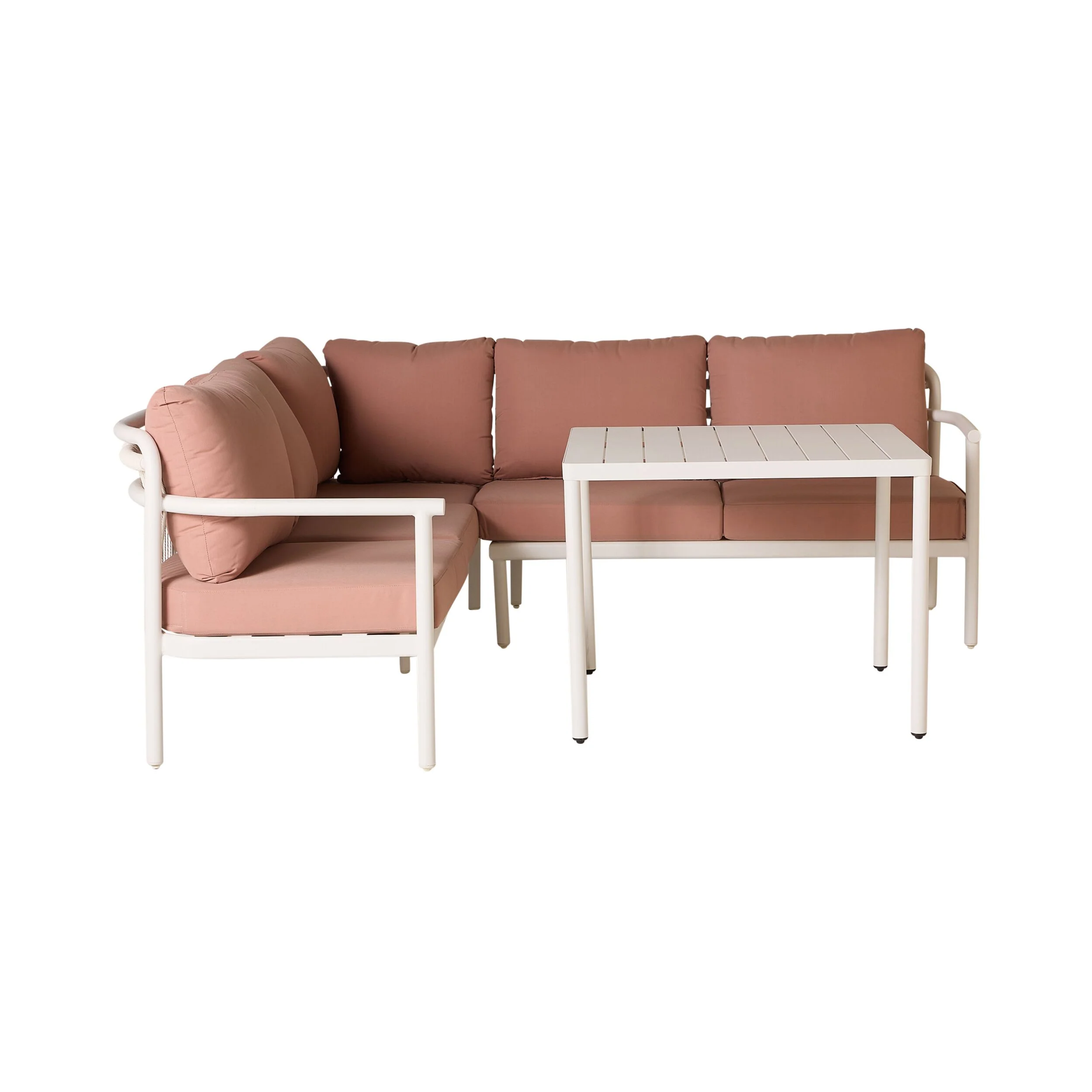 Milly Sofa Set with Dining Table Pink - Image 2