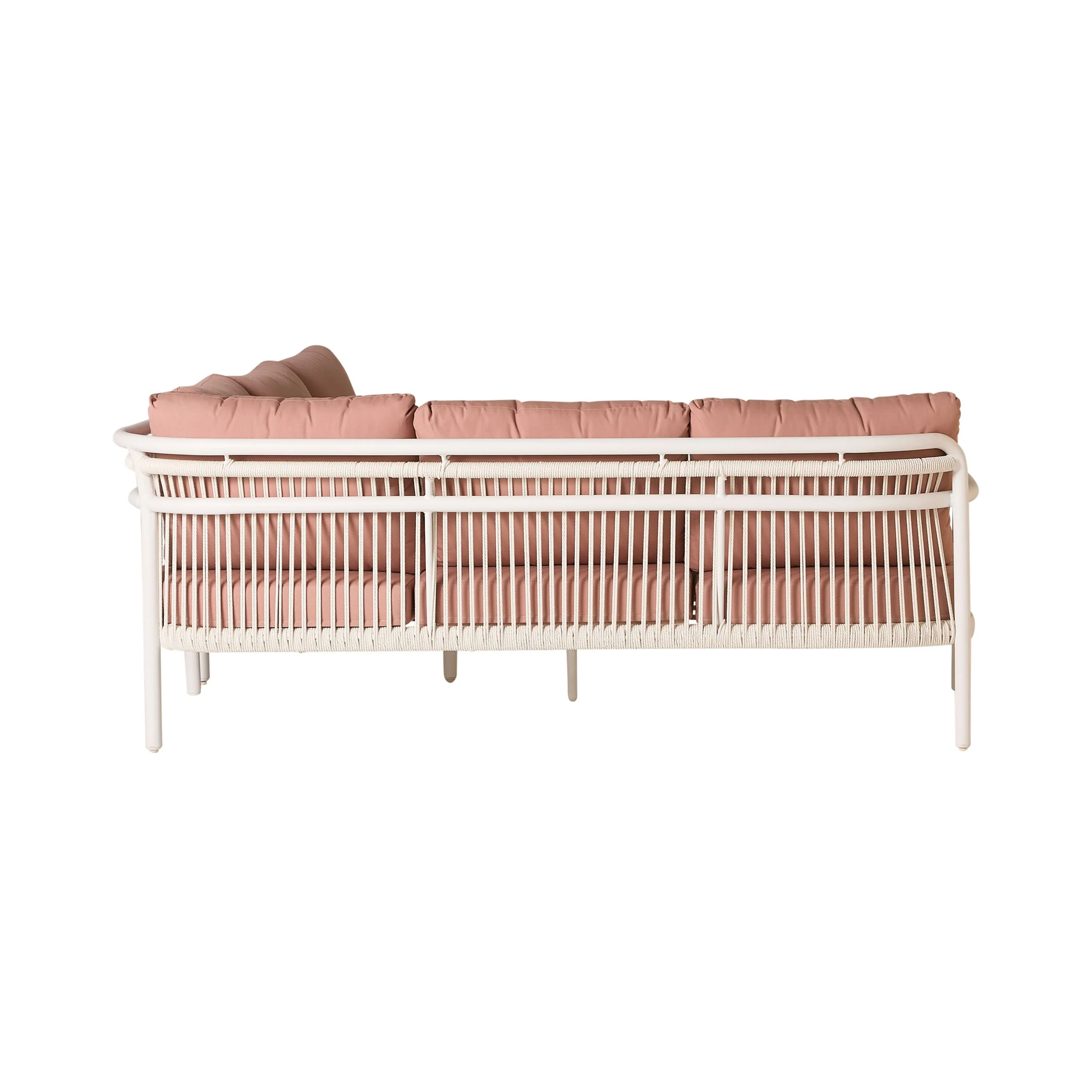 Milly Sofa Set with Dining Table Pink - Image 3