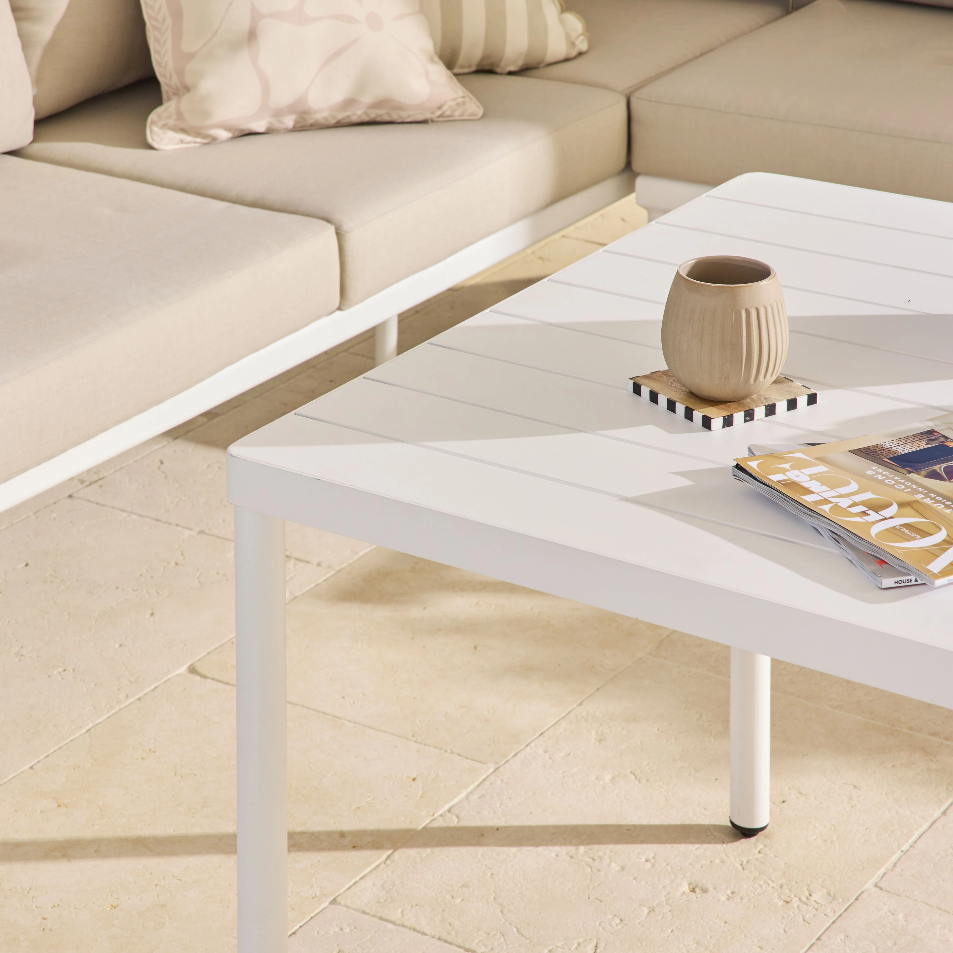 Milly Sofa Set with Dining Table Taupe - Image 11