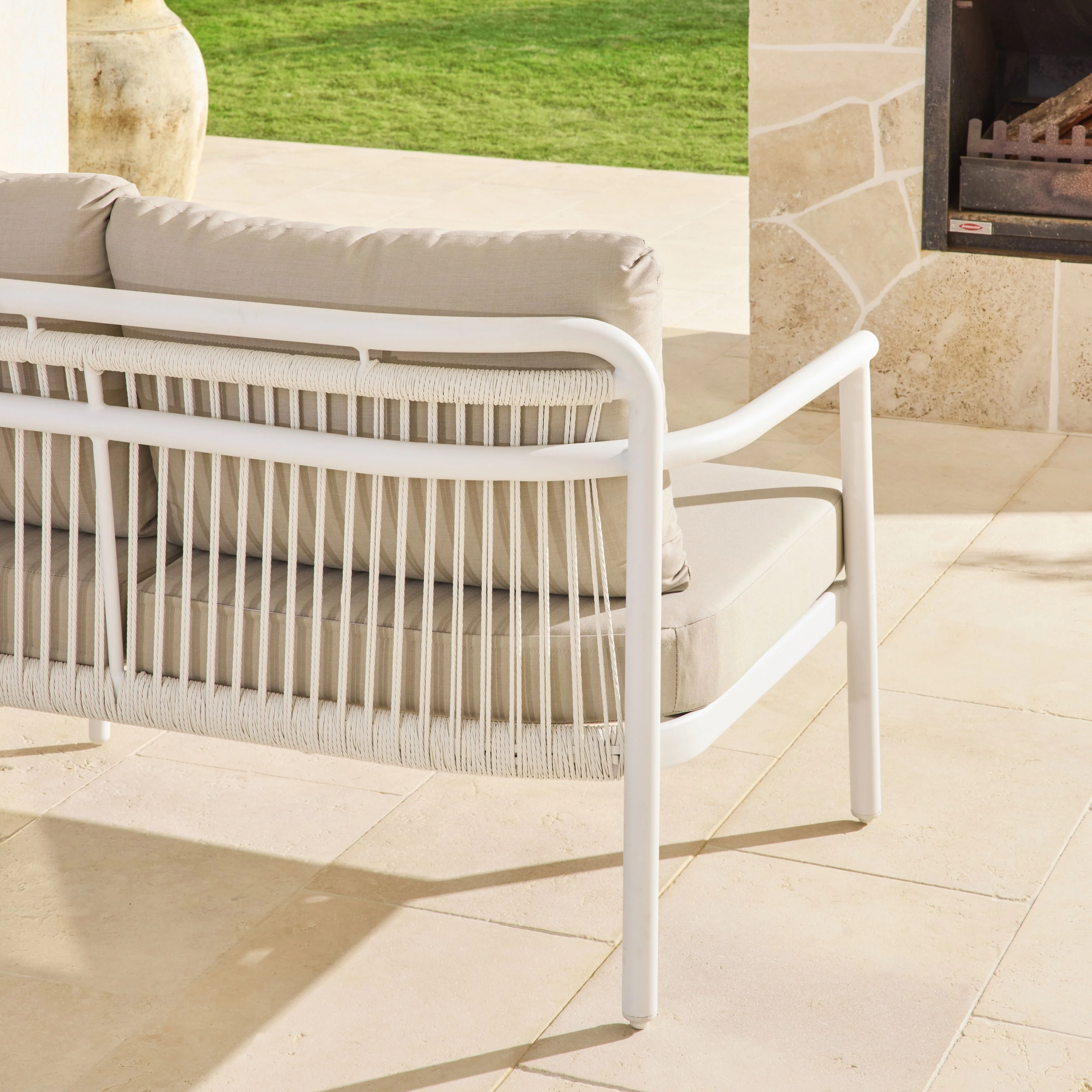 Milly Sofa Set with Dining Table Taupe - Image 13