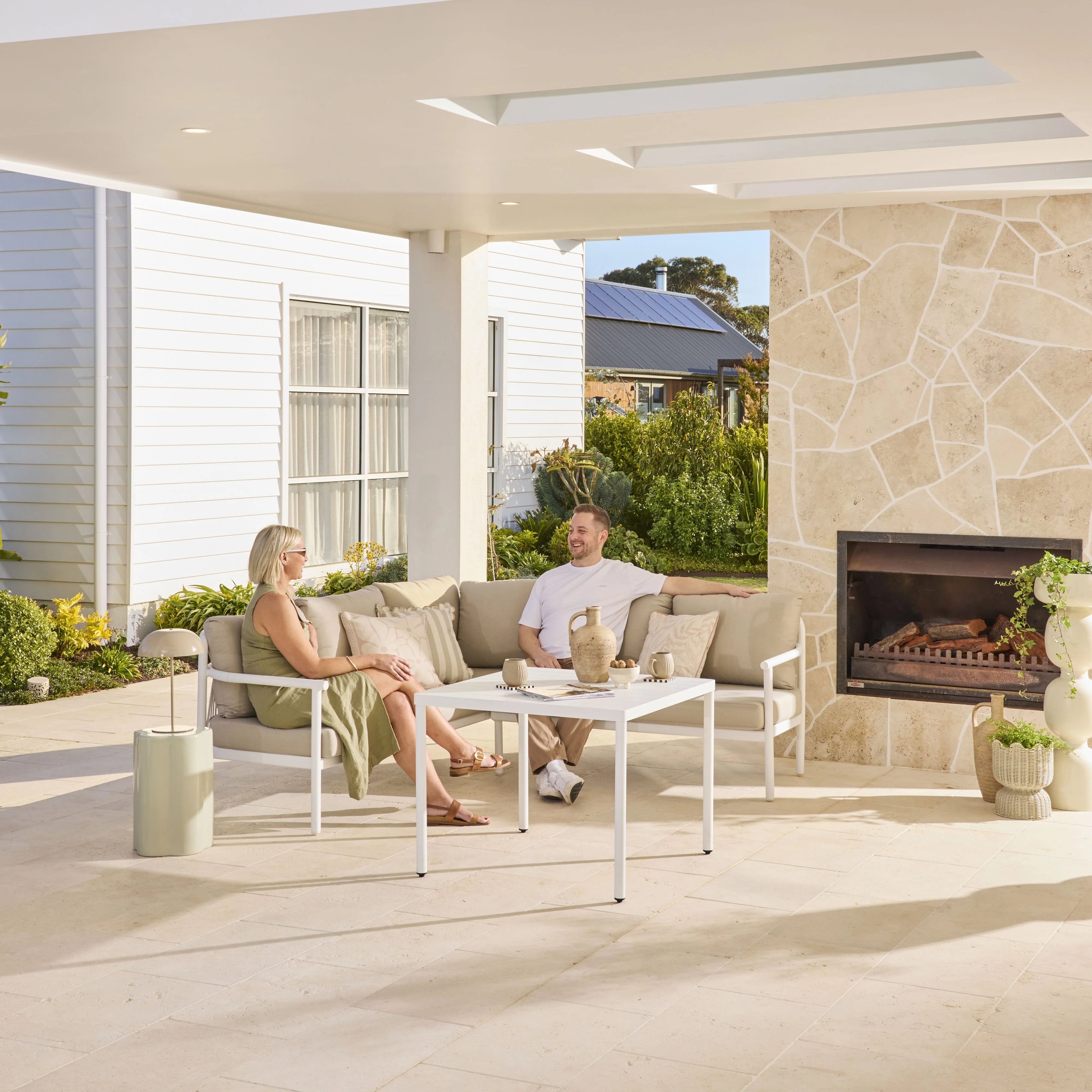 Milly Sofa Set with Dining Table Taupe - Image 8