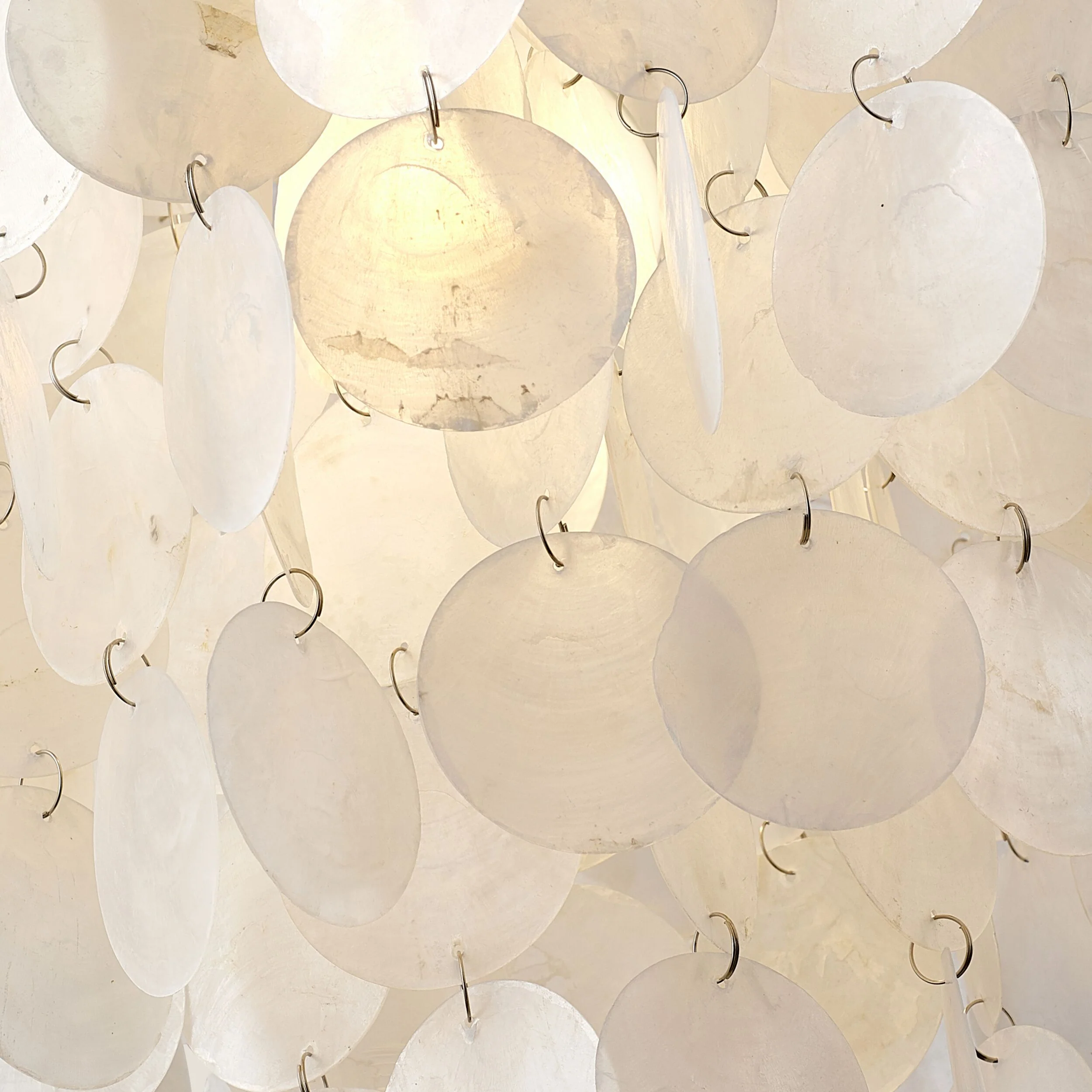 Mirella 1 Light Capiz Pendant 30x54cm - Image 3
